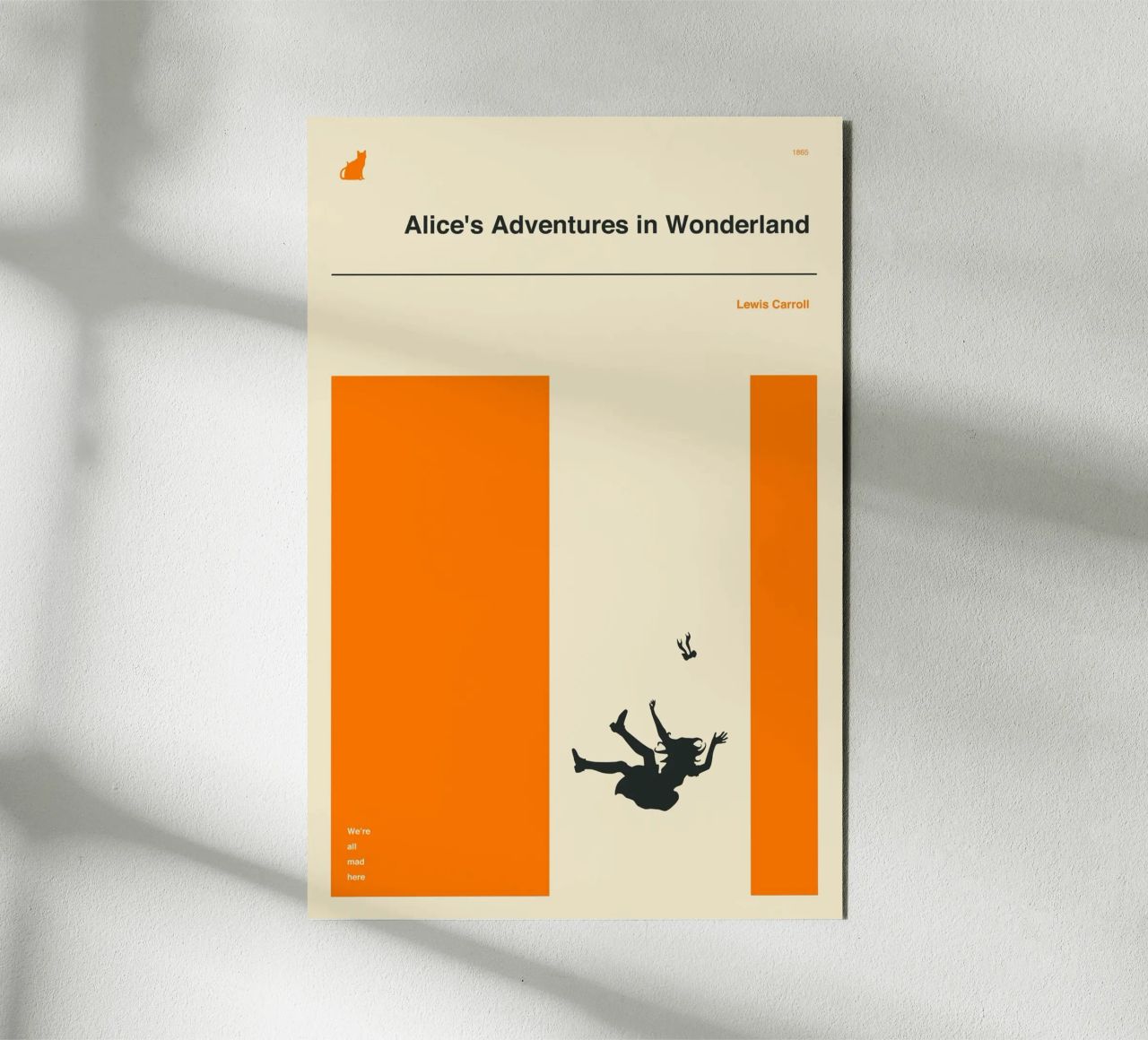 ALICE IN WONDERLAND Alu-Dibond von Jazzberry Blue