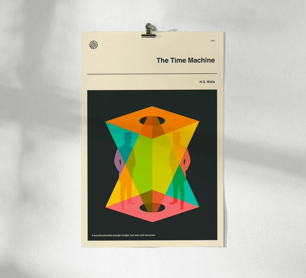 THE TIME MACHINE poster by Jazzberry Blue