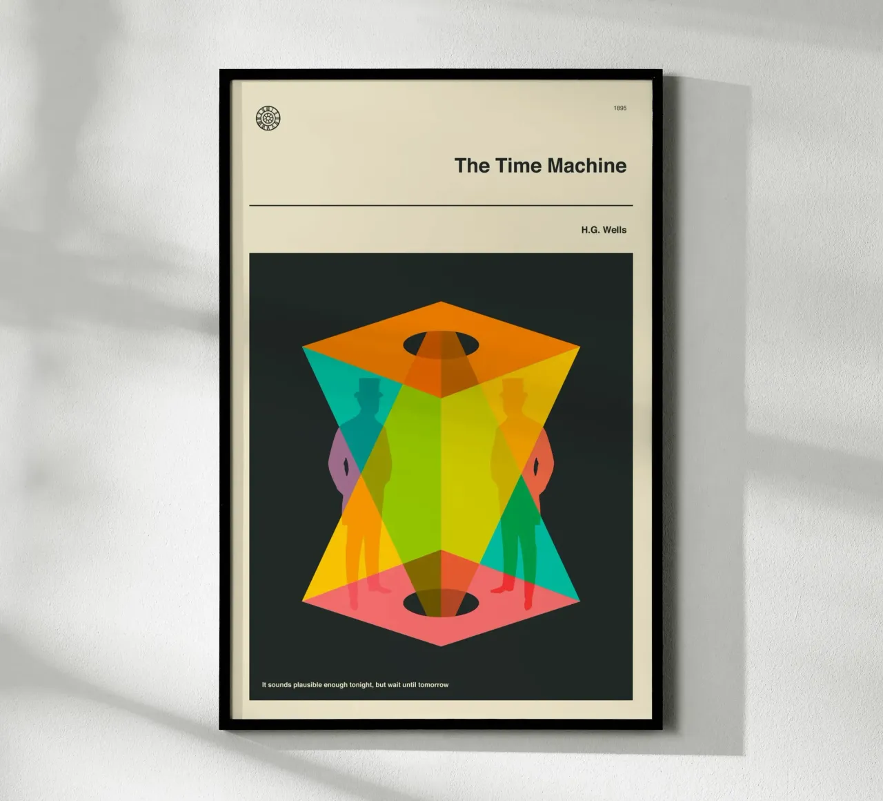 THE TIME MACHINE poster by Jazzberry Blue