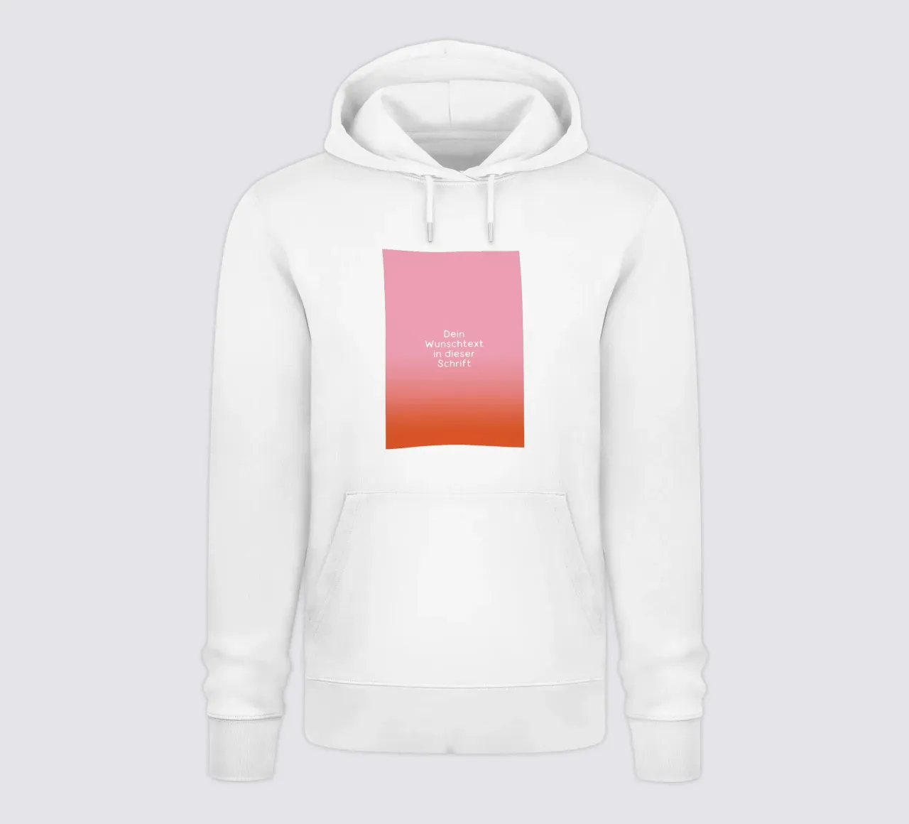 Wunschtext Rosarot Fade Gradient felpa con cappuccio da BAINAI KIDS