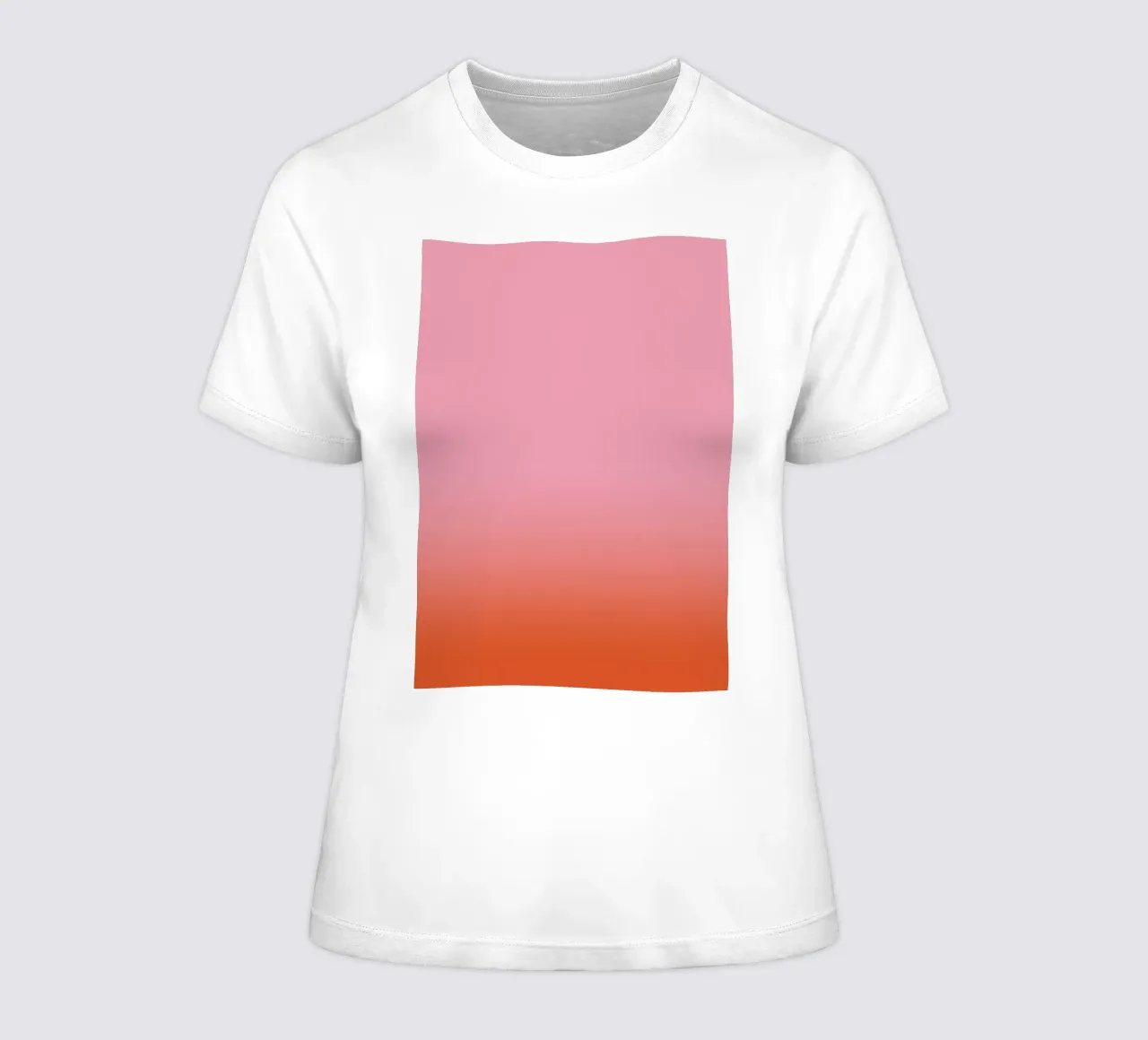 Rosarot Fade Gradient t-shirt da donna da BAINAI KIDS