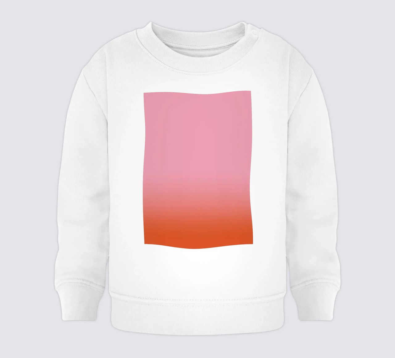 Rosarot Fade Gradient felpa neonato da BAINAI KIDS