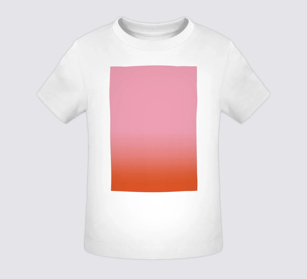 Rosarot Fade Gradient maglietta neonato da BAINAI KIDS