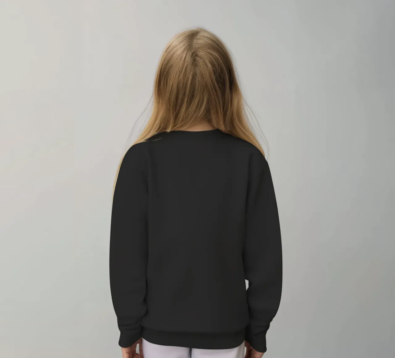 Wunschtext Rosarot Fade Gradient felpa bambino da BAINAI KIDS