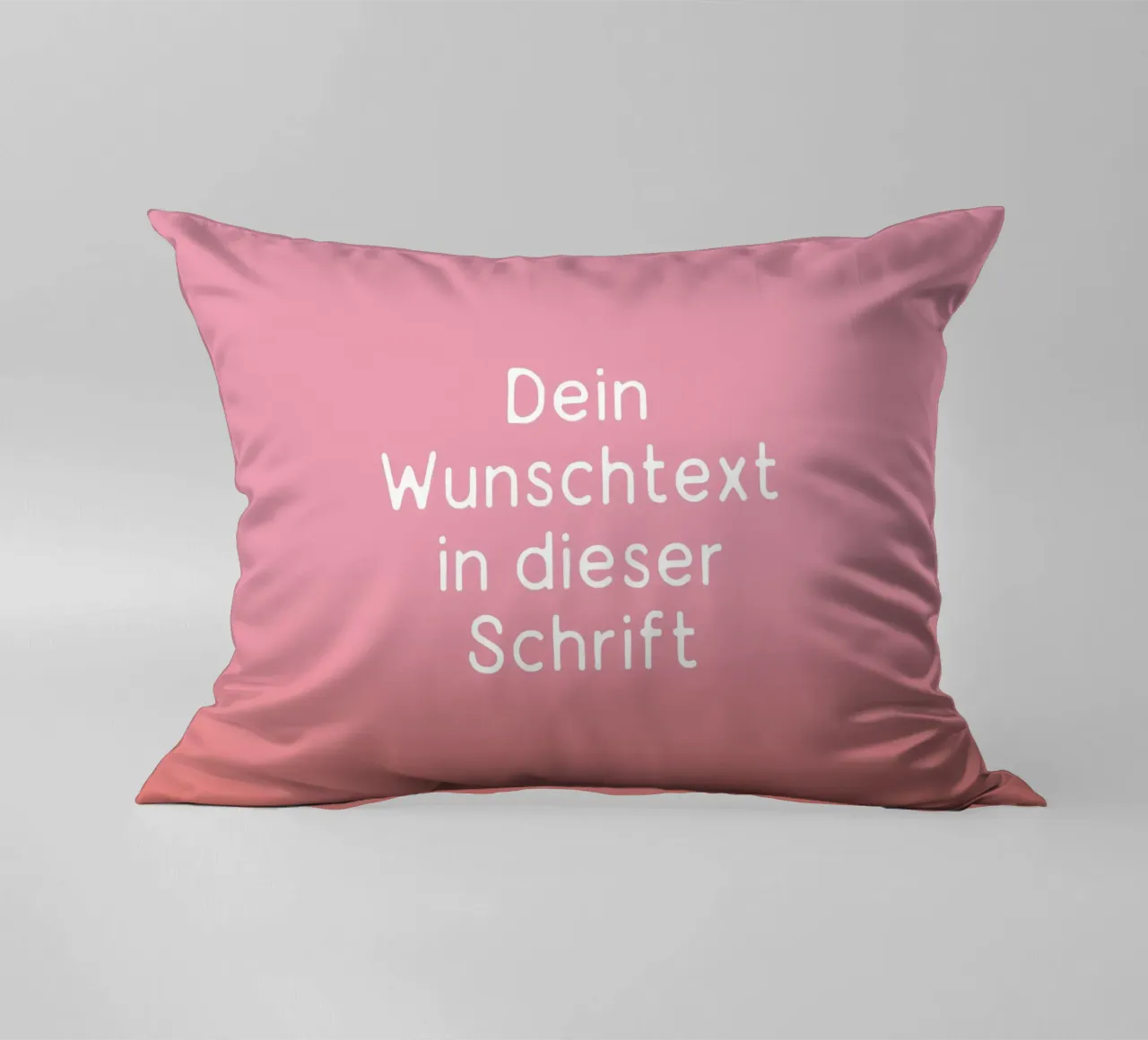 Wunschtext Rosarot Fade Gradient cuscino da BAINAI KIDS