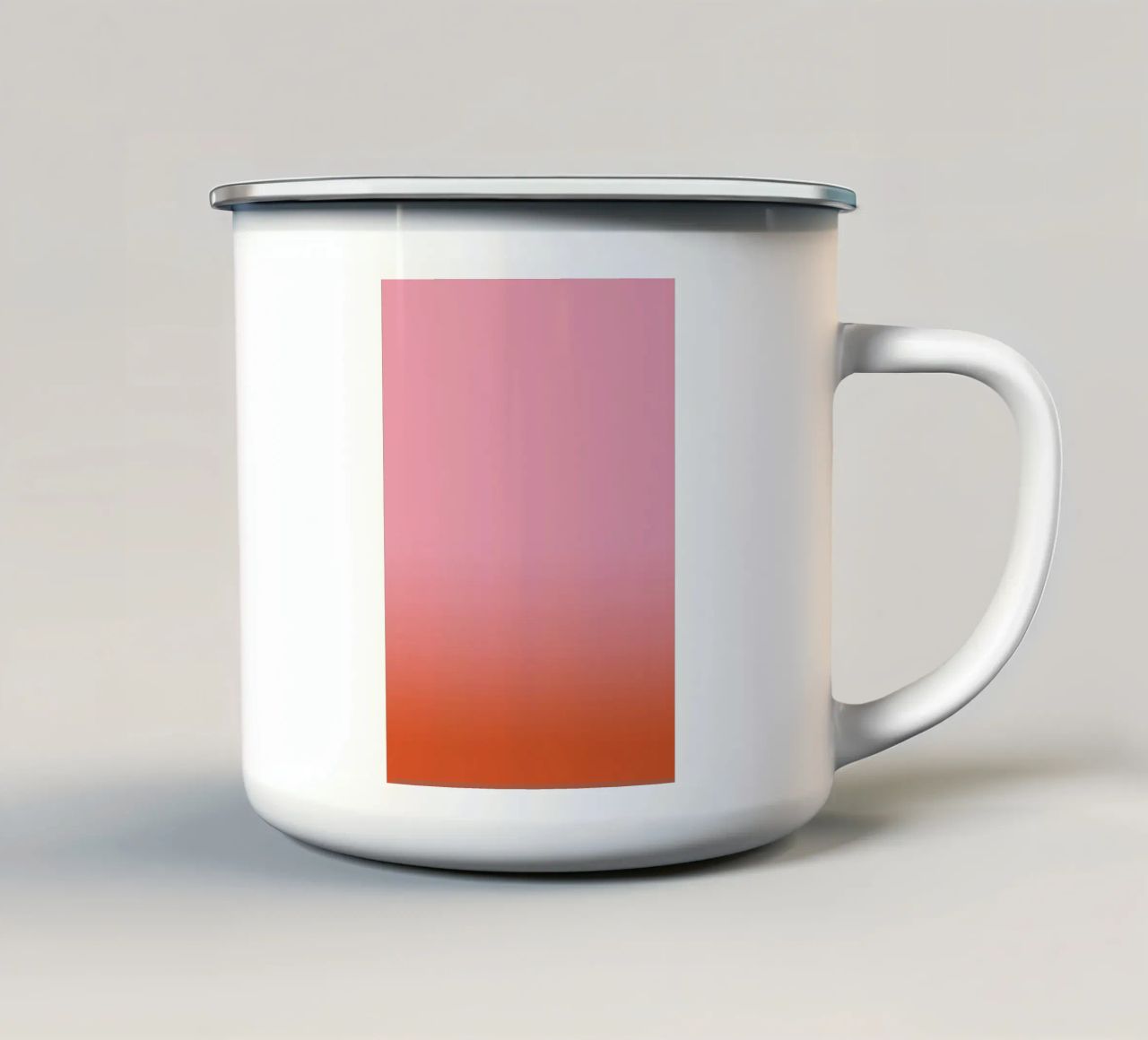 Rosarot Fade Gradient tazza in smalto da BAINAI KIDS