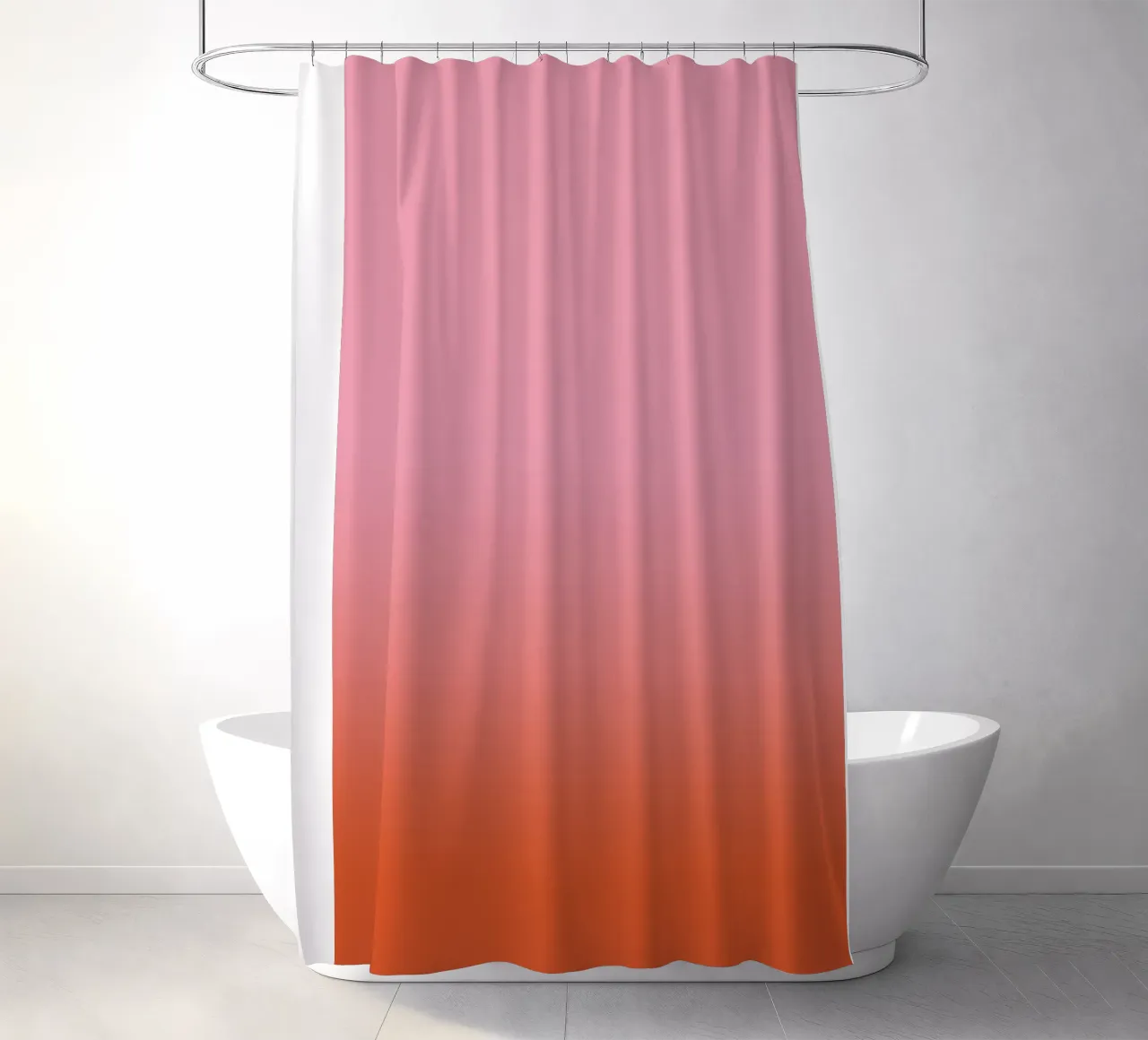 Rosarot Fade Gradient rideau de douche de BAINAI KIDS