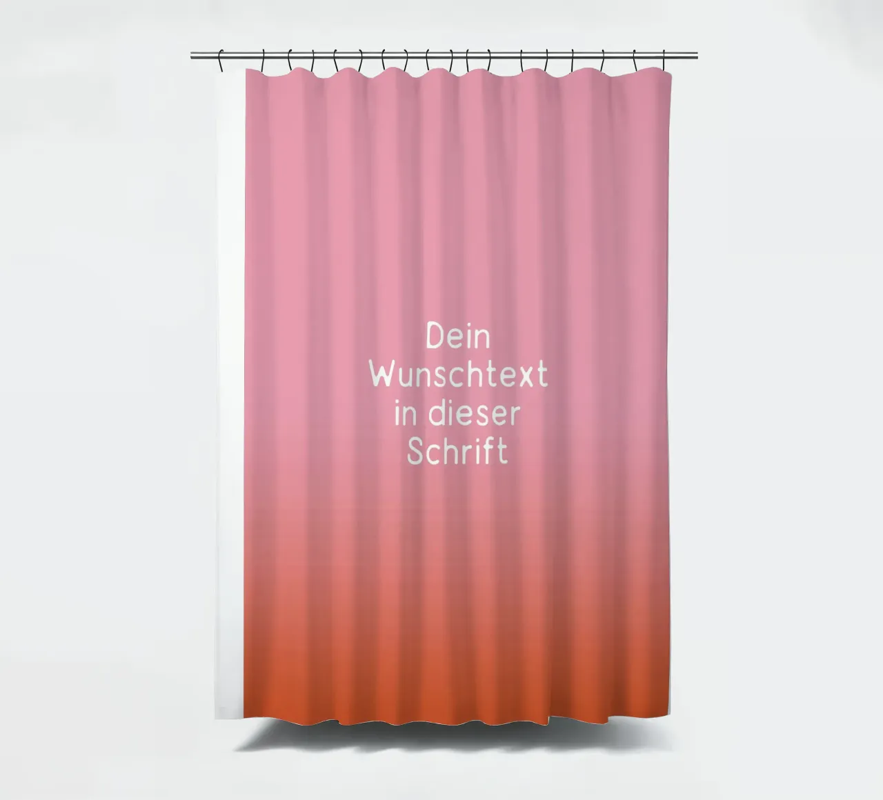 Wunschtext Rosarot Fade Gradient tenda da doccia da BAINAI KIDS