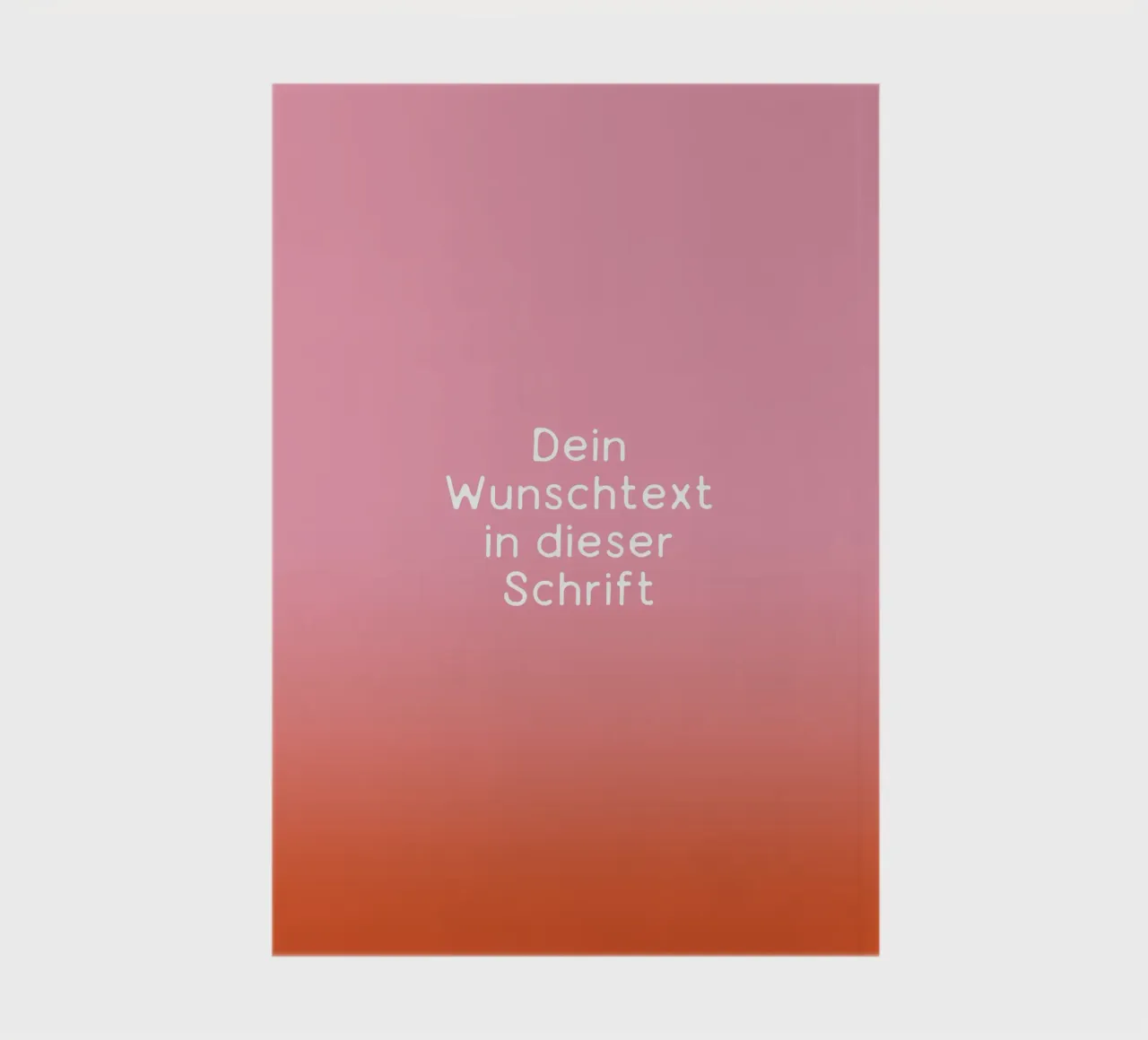 Wunschtext Rosarot Fade Gradient diario da BAINAI KIDS