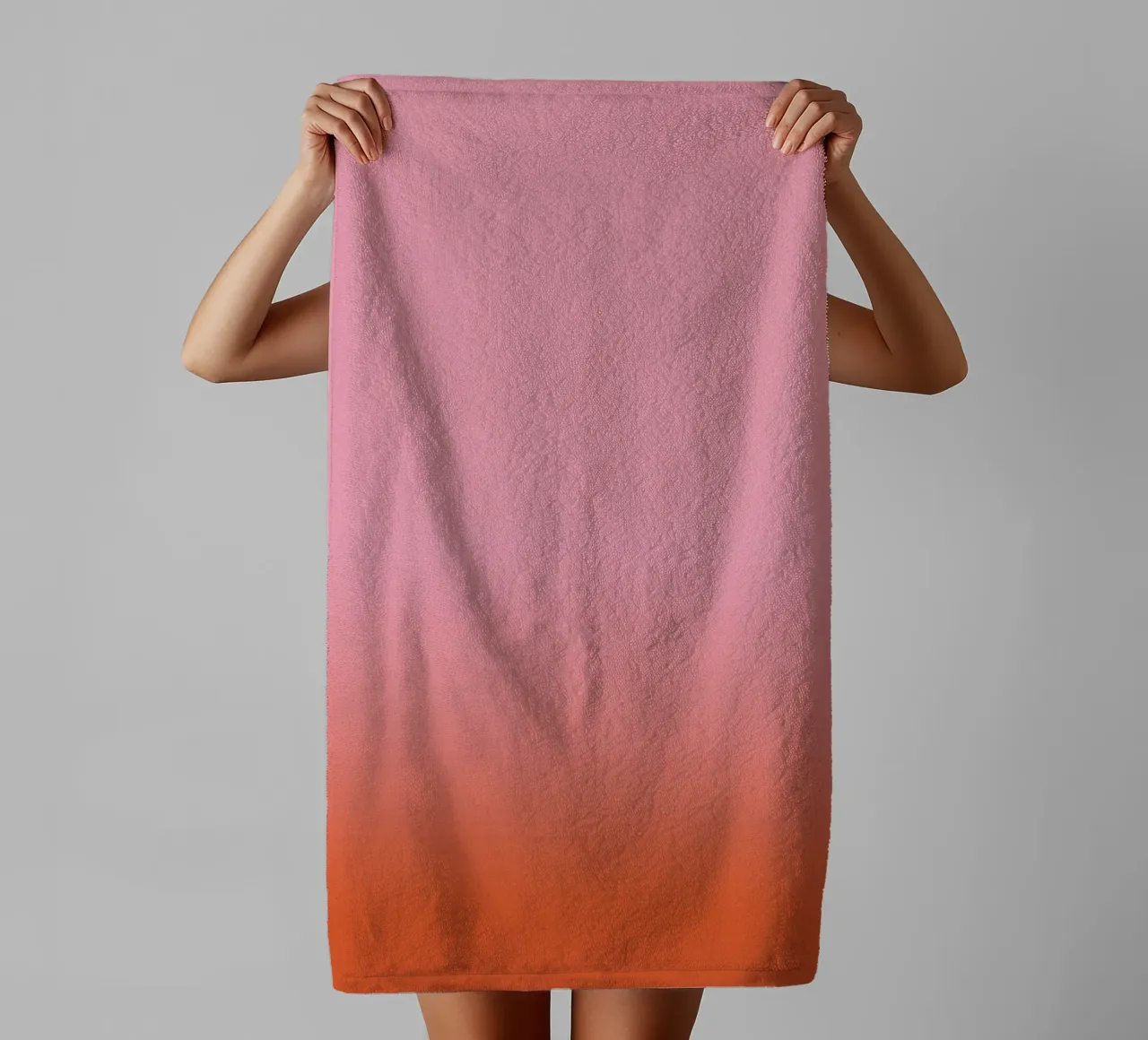 Rosarot Fade Gradient serviette de bain de BAINAI KIDS