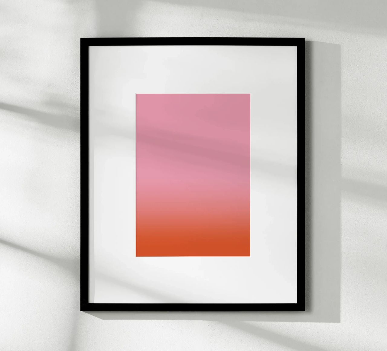 Rosarot Fade Gradient poster da BAINAI KIDS