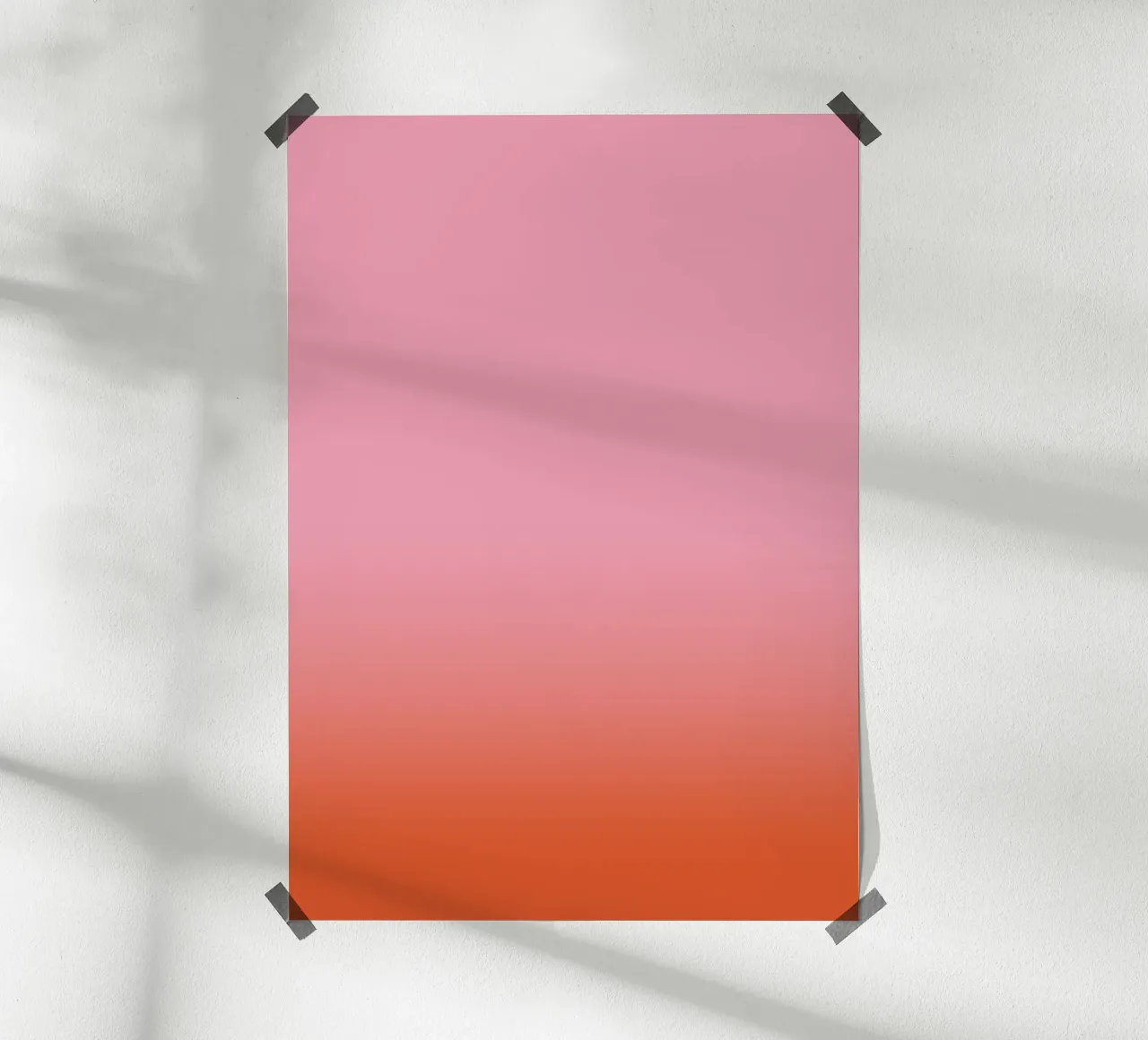 Rosarot Fade Gradient Hahnemühle von BAINAI KIDS