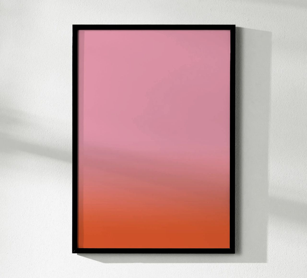 Rosarot Fade Gradient poster da BAINAI KIDS