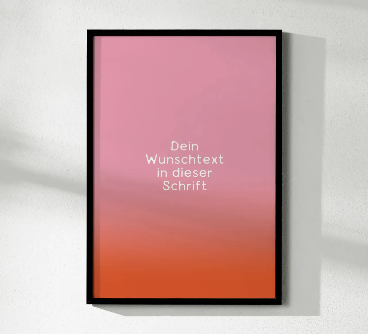 Wunschtext Rosarot Fade Gradient carta hahnemühle da BAINAI KIDS