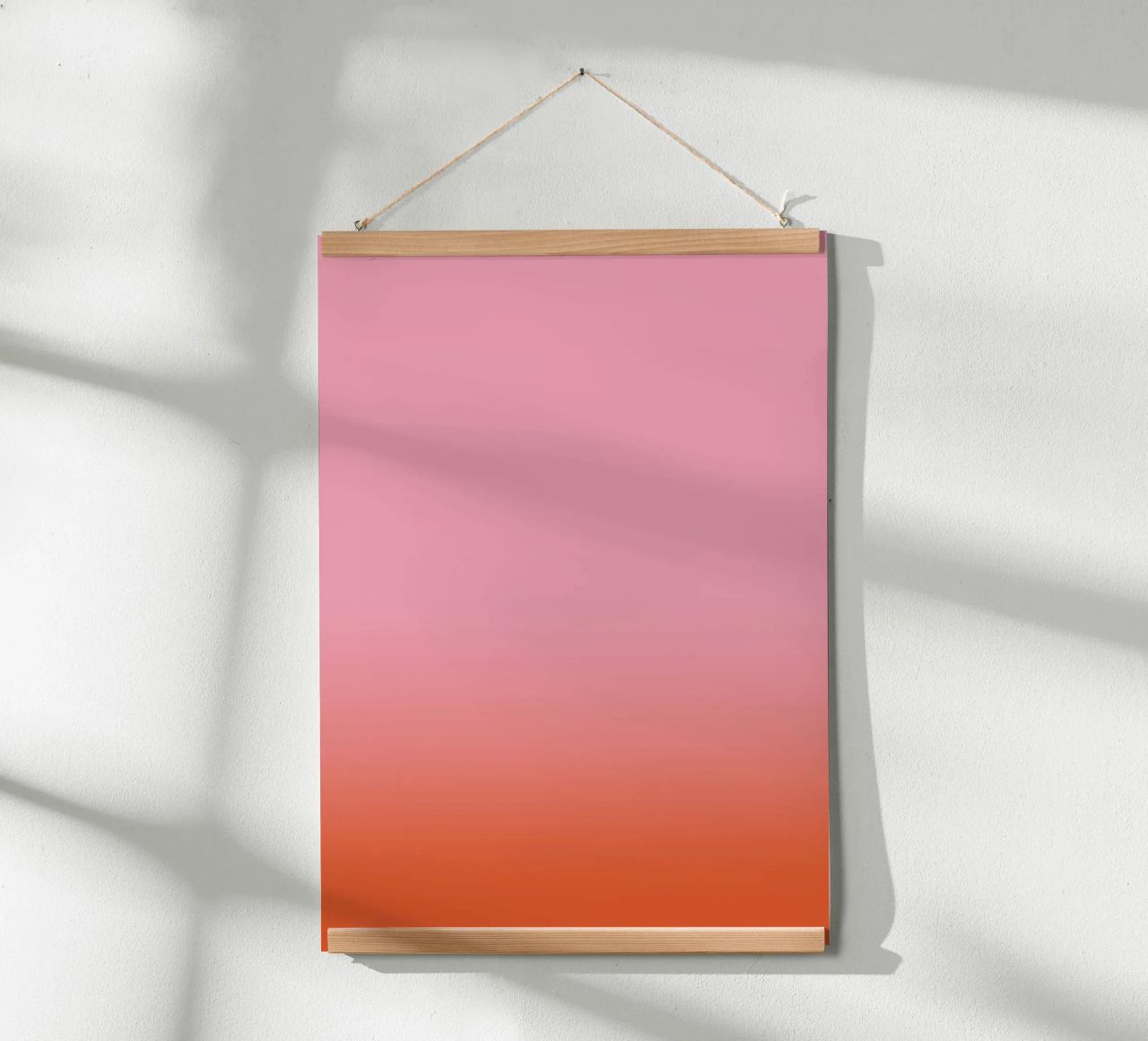 Rosarot Fade Gradient poster da BAINAI KIDS