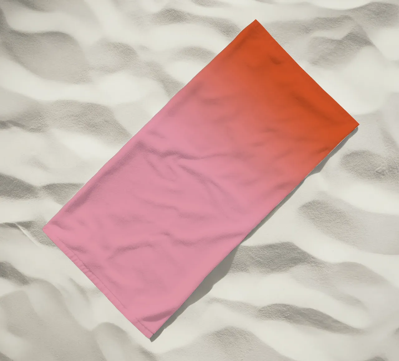 Rosarot Fade Gradient Strandtuch von BAINAI KIDS