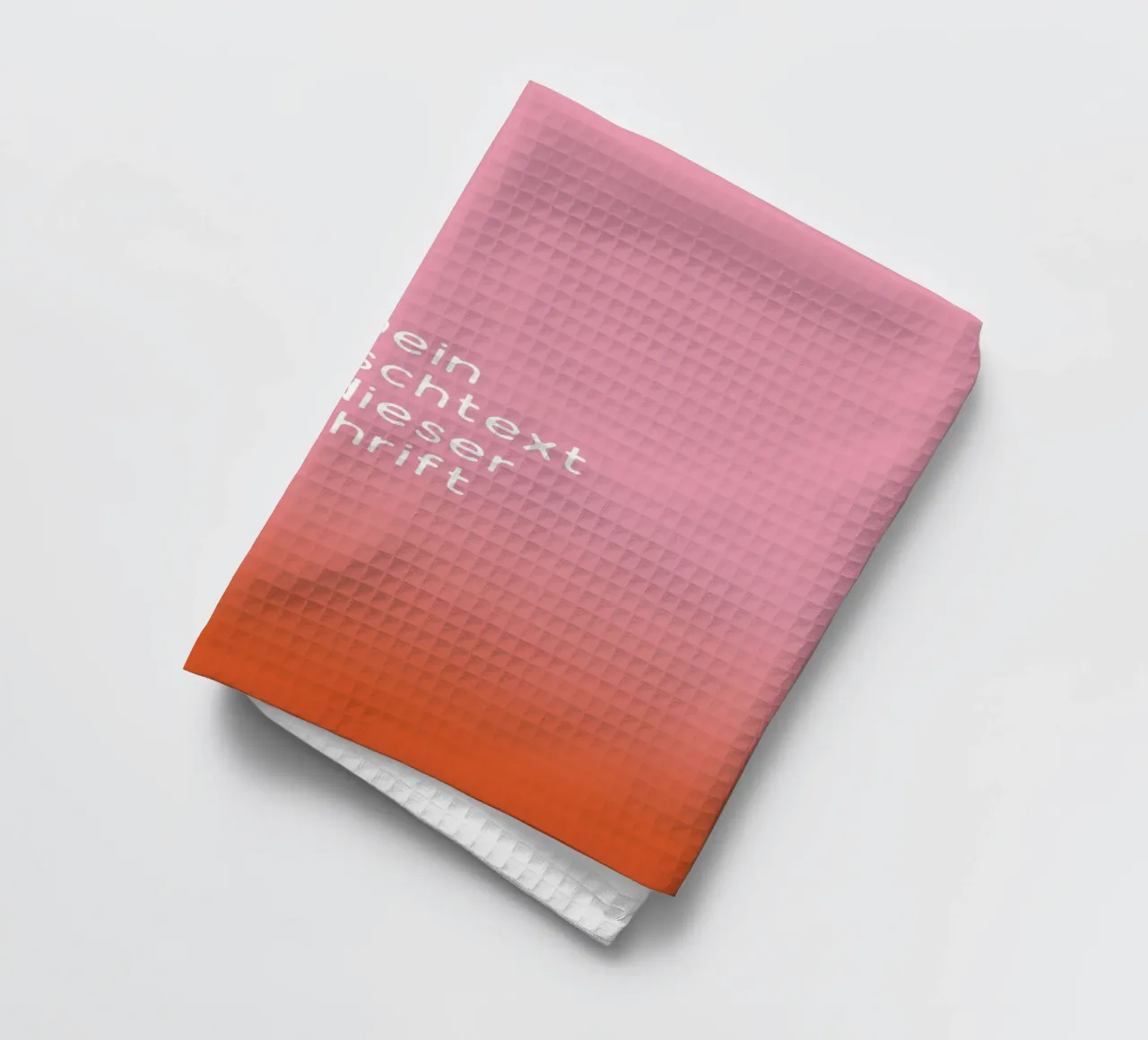 Wunschtext Rosarot Fade Gradient Geschirrtuch von BAINAI KIDS