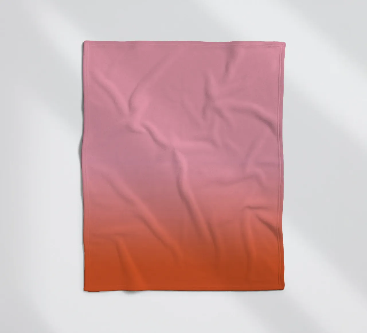 Rosarot Fade Gradient manta de franela de BAINAI KIDS