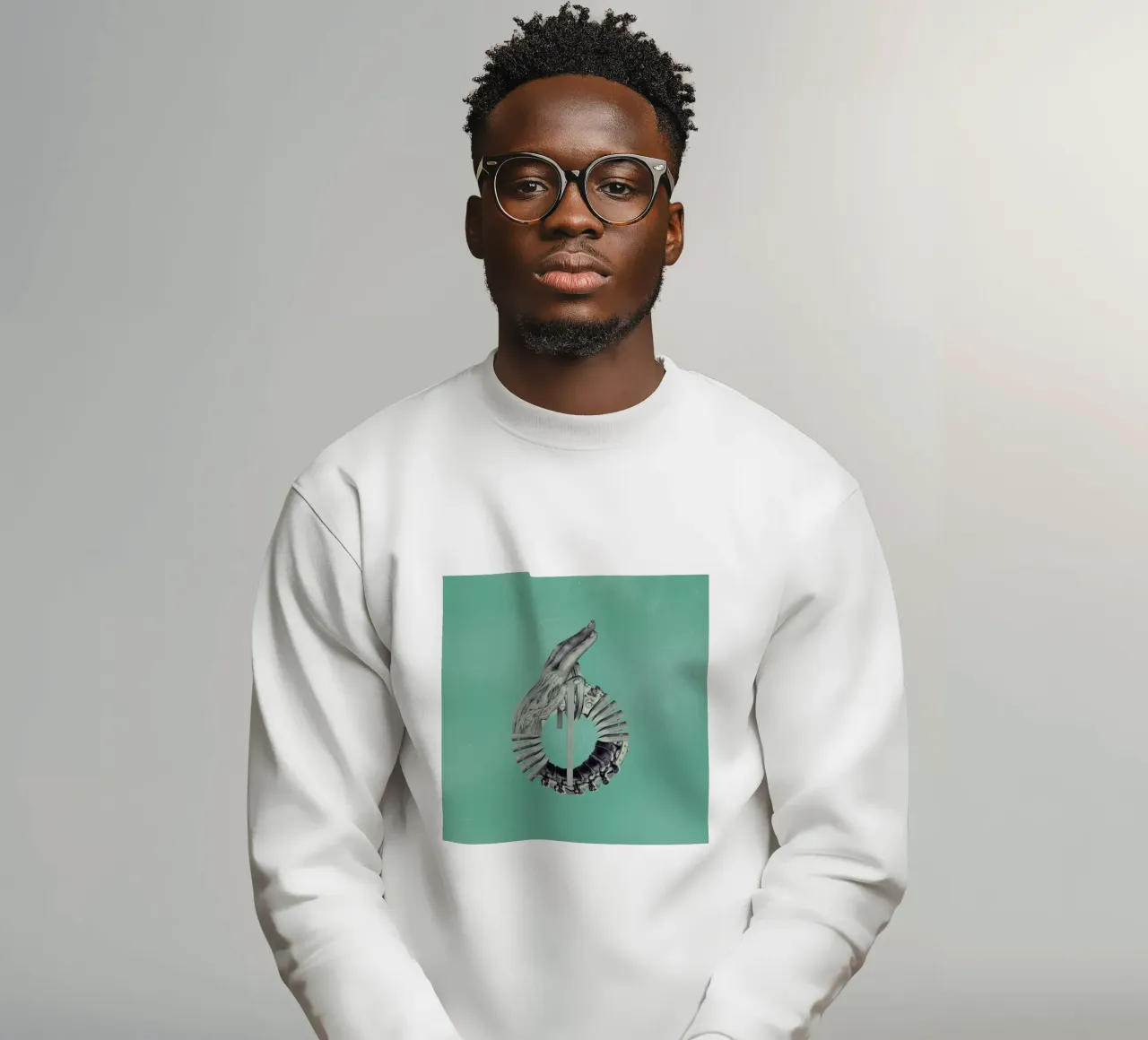 Steampunk Alphabet Number 6 Sweatshirt von Birgit Palma