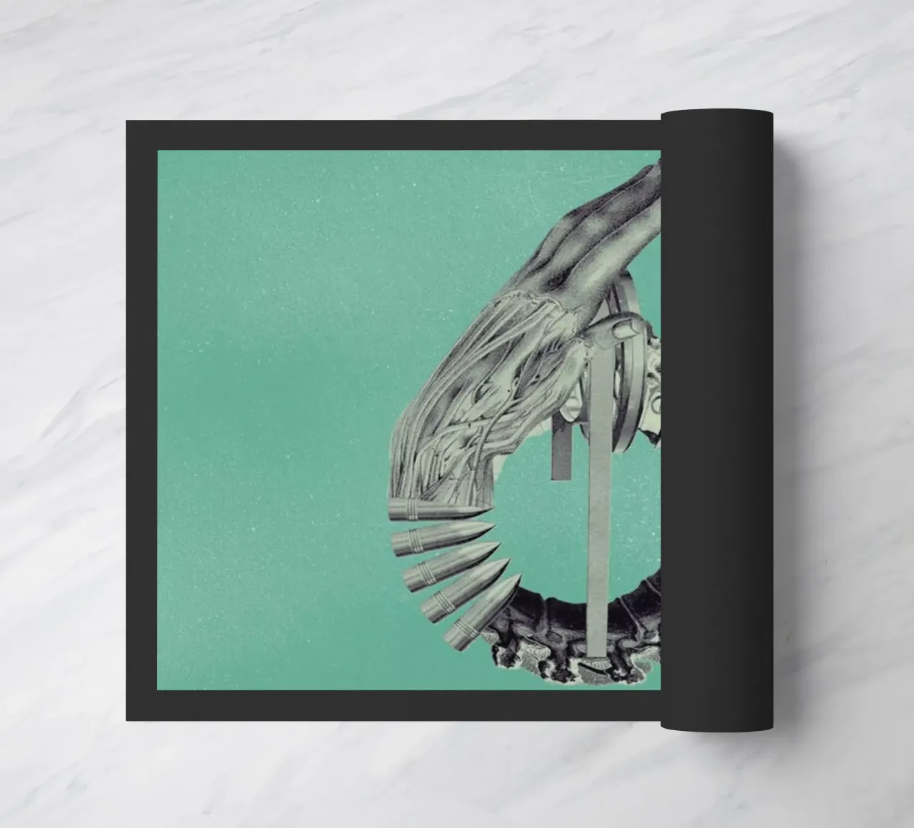 Steampunk Alphabet Number 6 zerbino da Birgit Palma