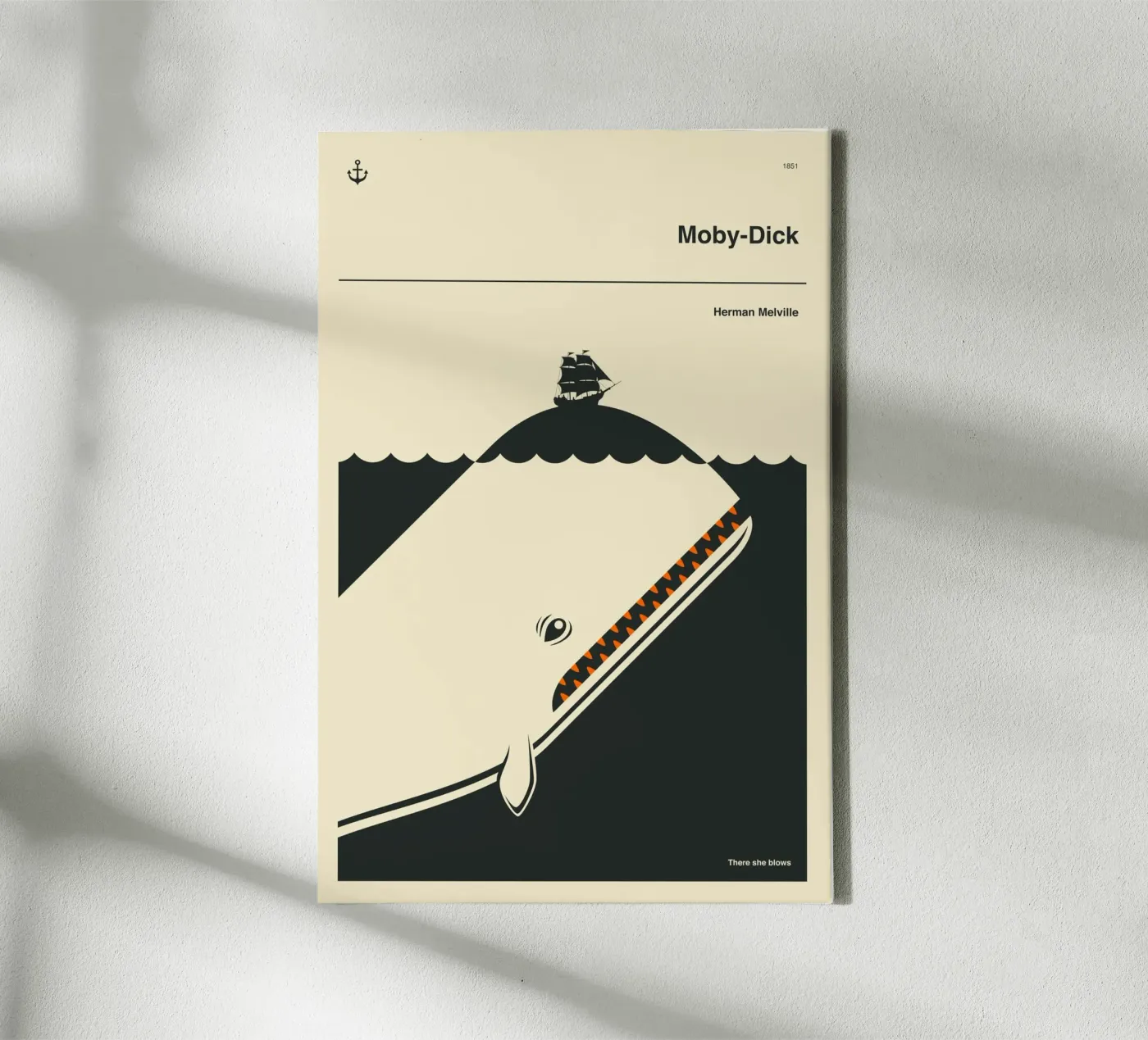 MOBY DICK canvas by Jazzberry Blue