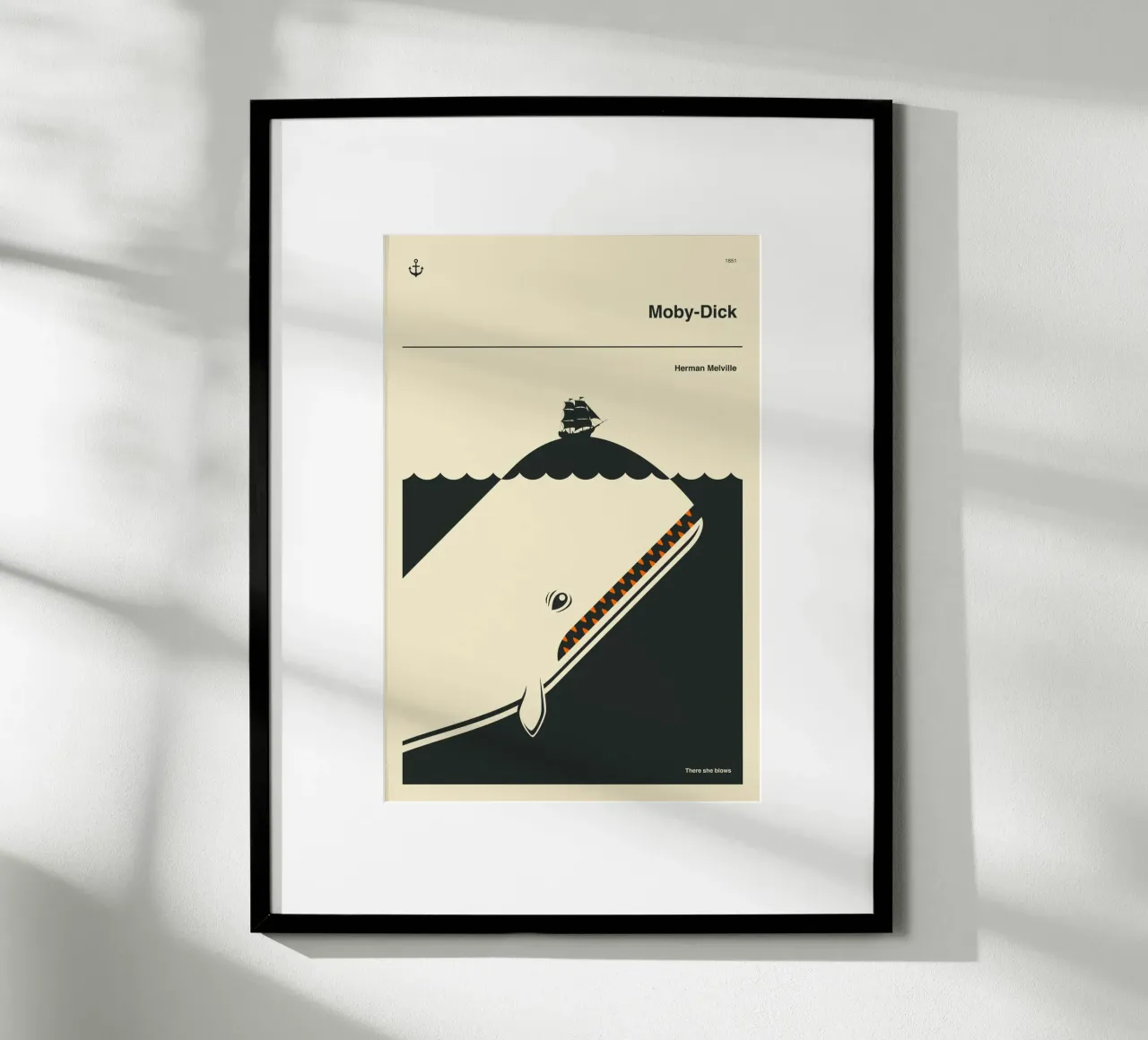 MOBY DICK poster da Jazzberry Blue