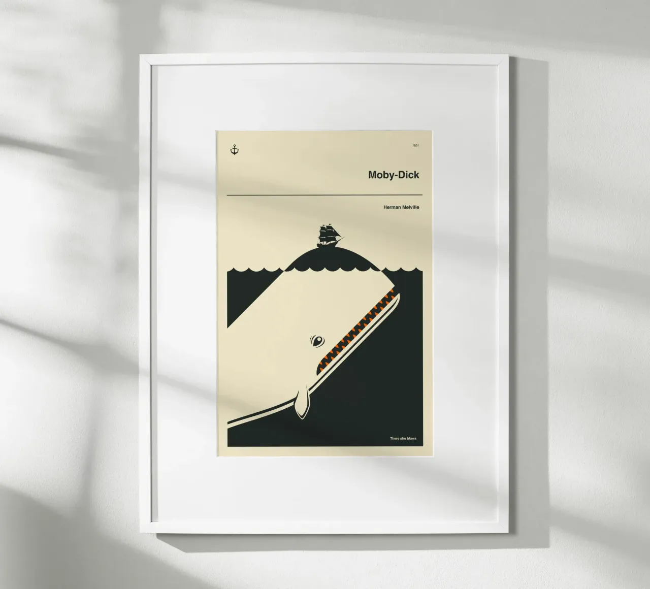 MOBY DICK poster da Jazzberry Blue