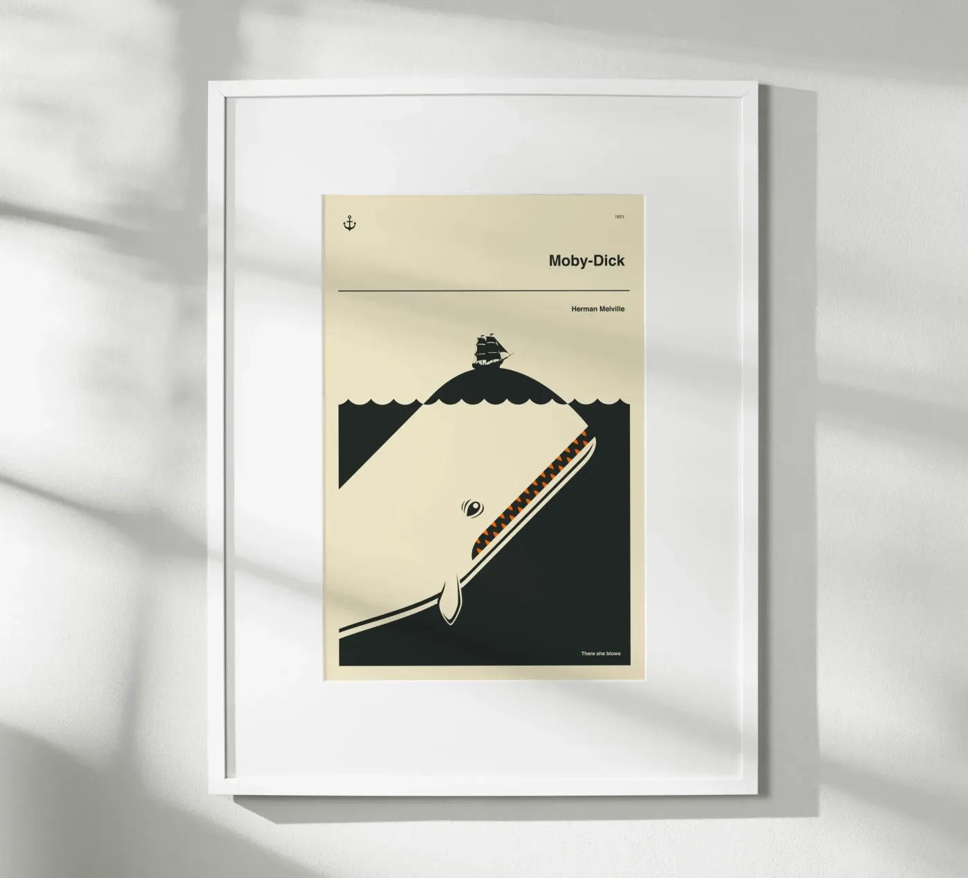 MOBY DICK poster da Jazzberry Blue