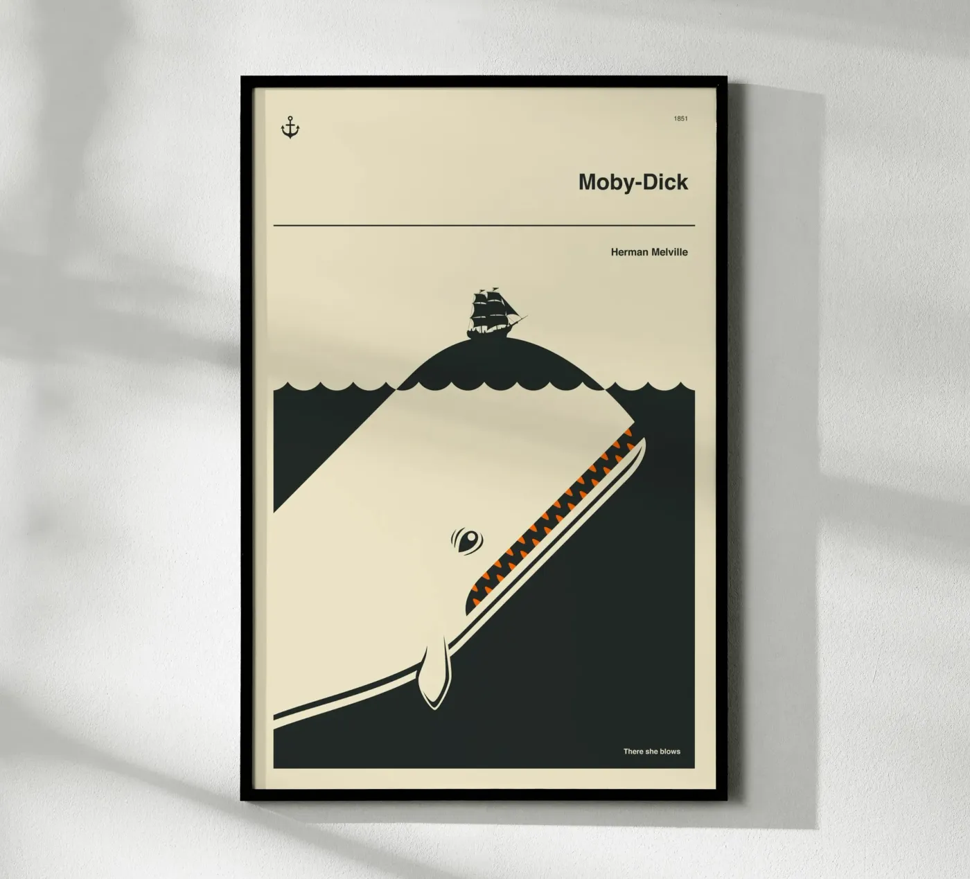 MOBY DICK poster da Jazzberry Blue