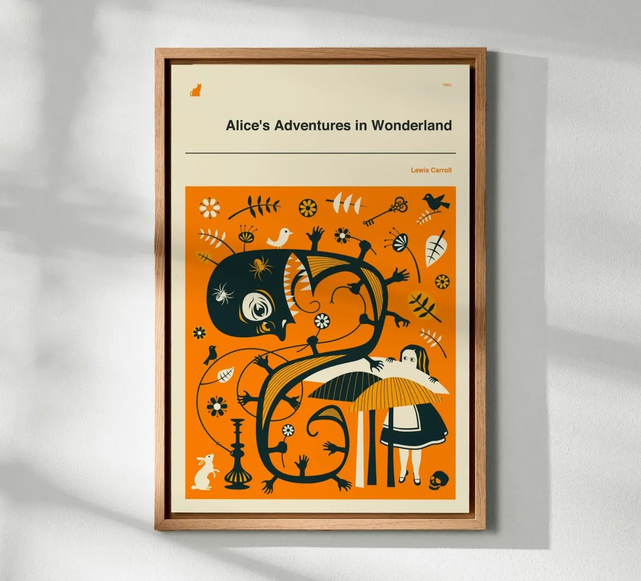 ALICE IN WONDERLAND alluminio dibond da Jazzberry Blue