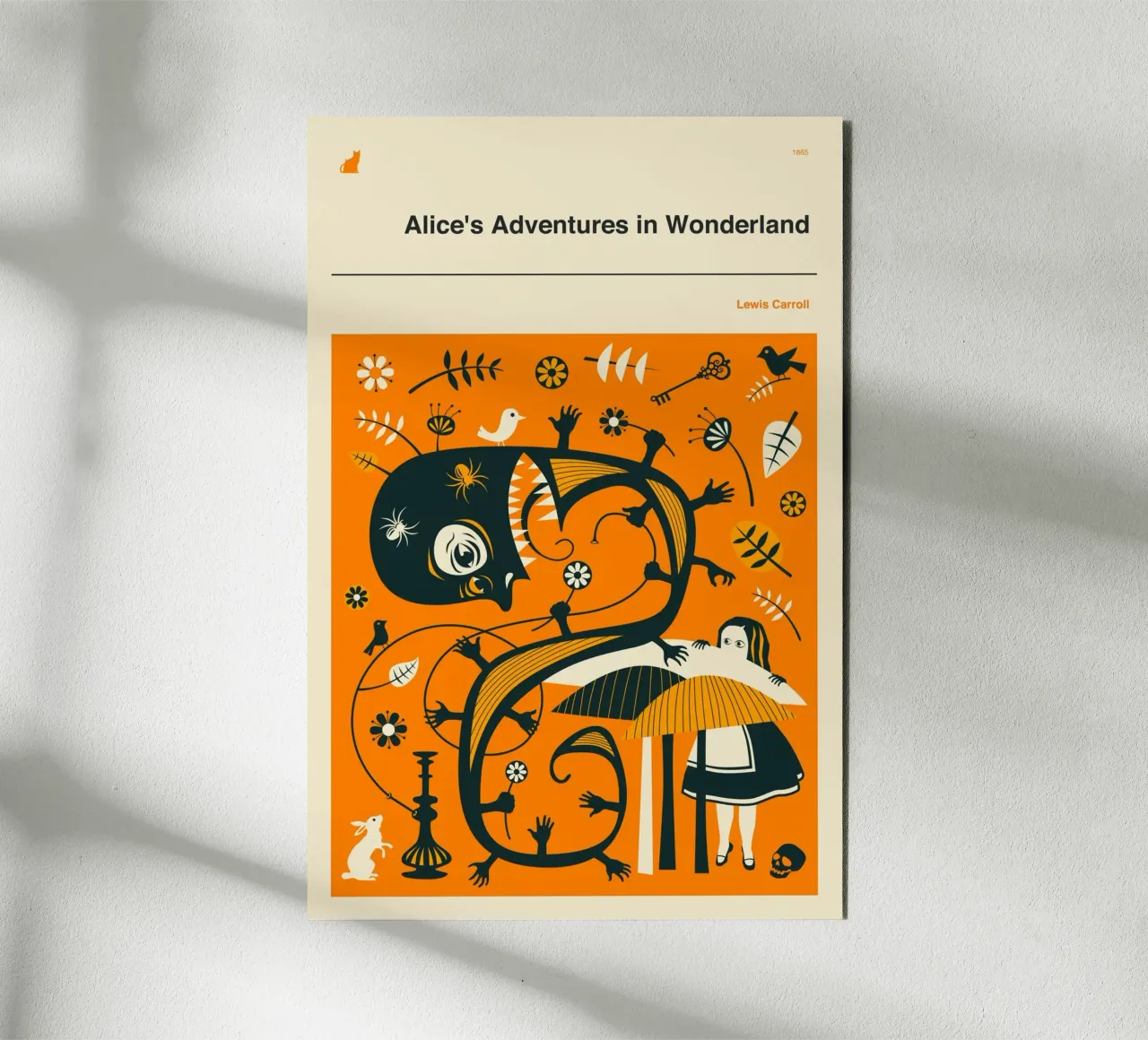 ALICE IN WONDERLAND alluminio dibond da Jazzberry Blue