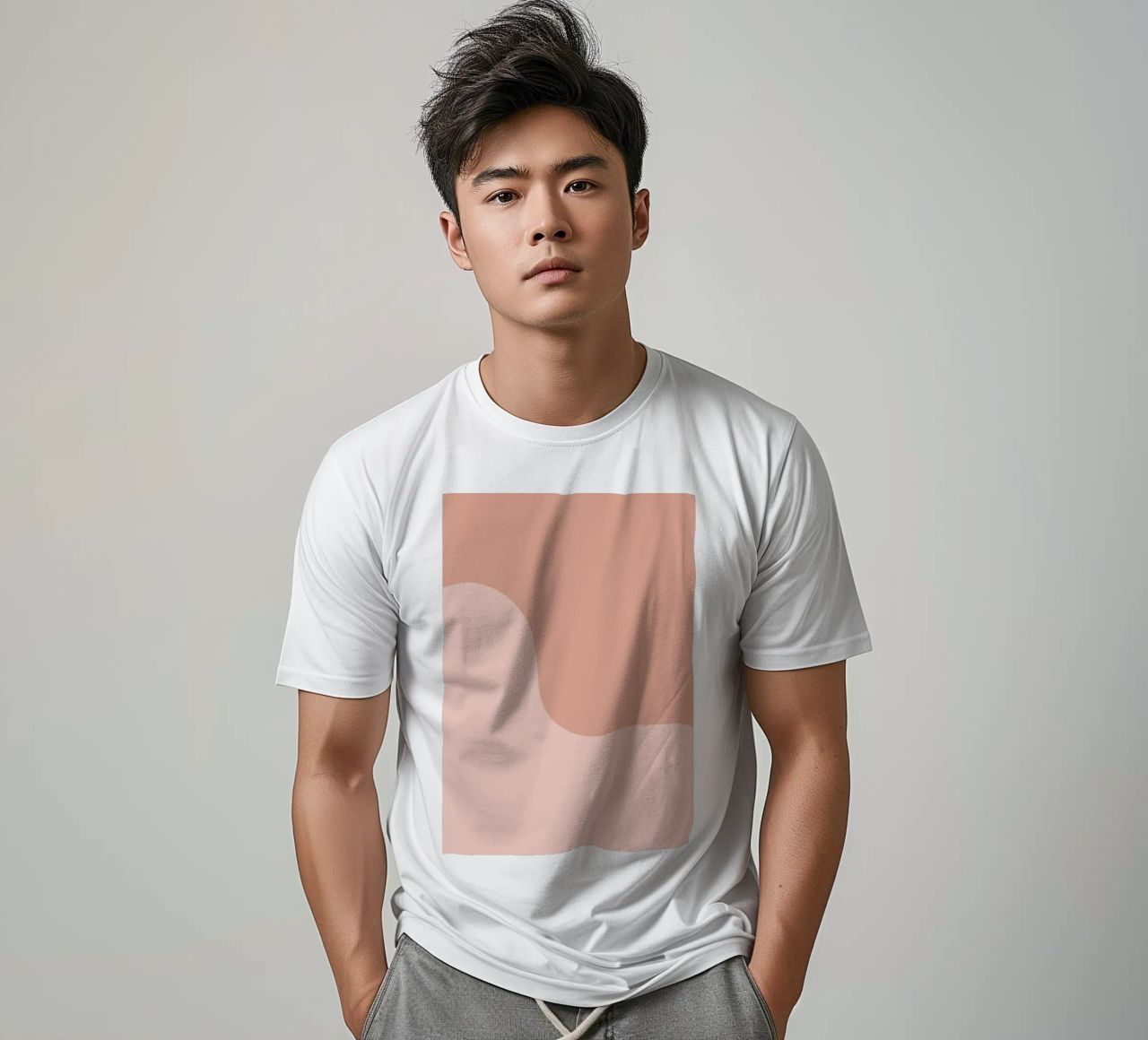 Warm retro curve T-Shirt von BAINAI KIDS