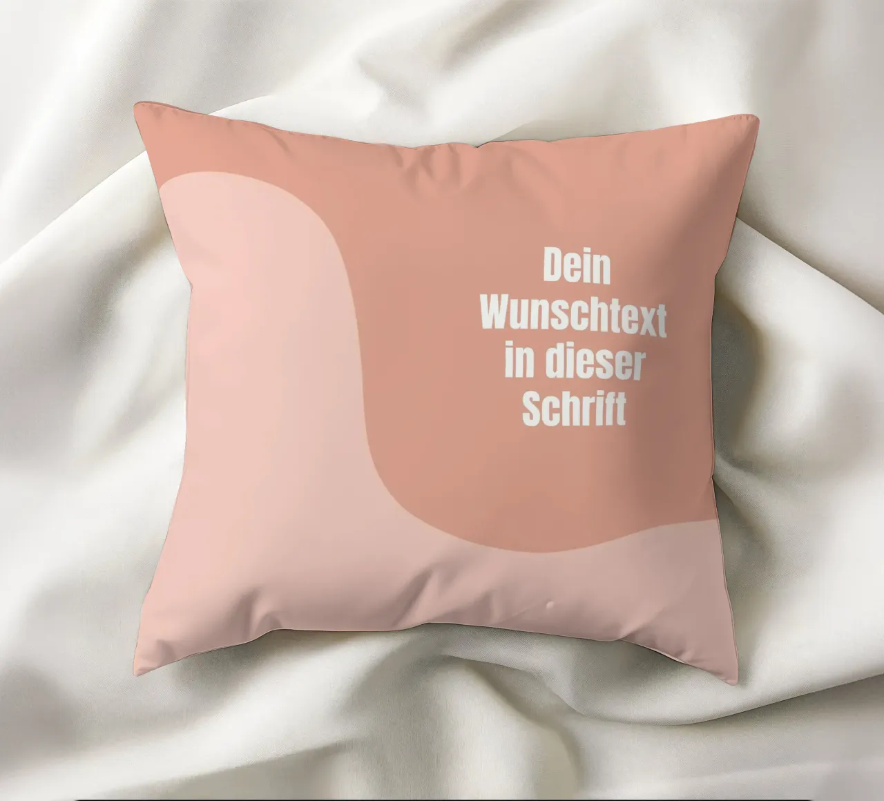 Wunschtext warm retro curve cuscino da BAINAI KIDS