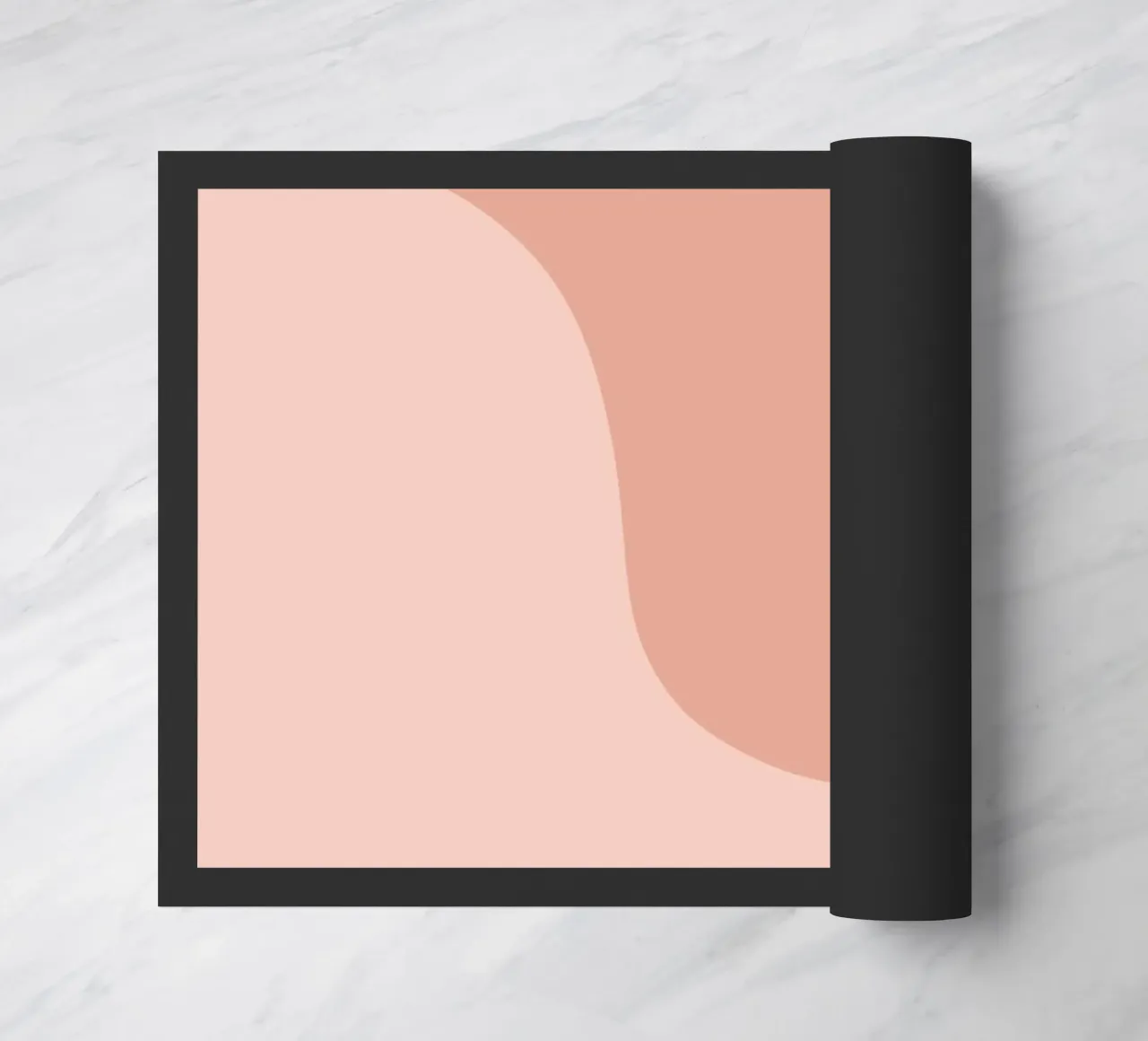 Warm retro curve doormat by BAINAI KIDS