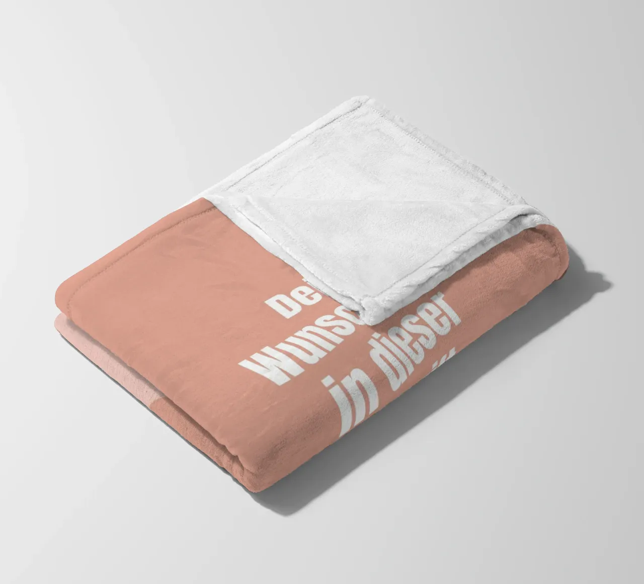 Wunschtext warm retro curve coperta in pile da BAINAI KIDS