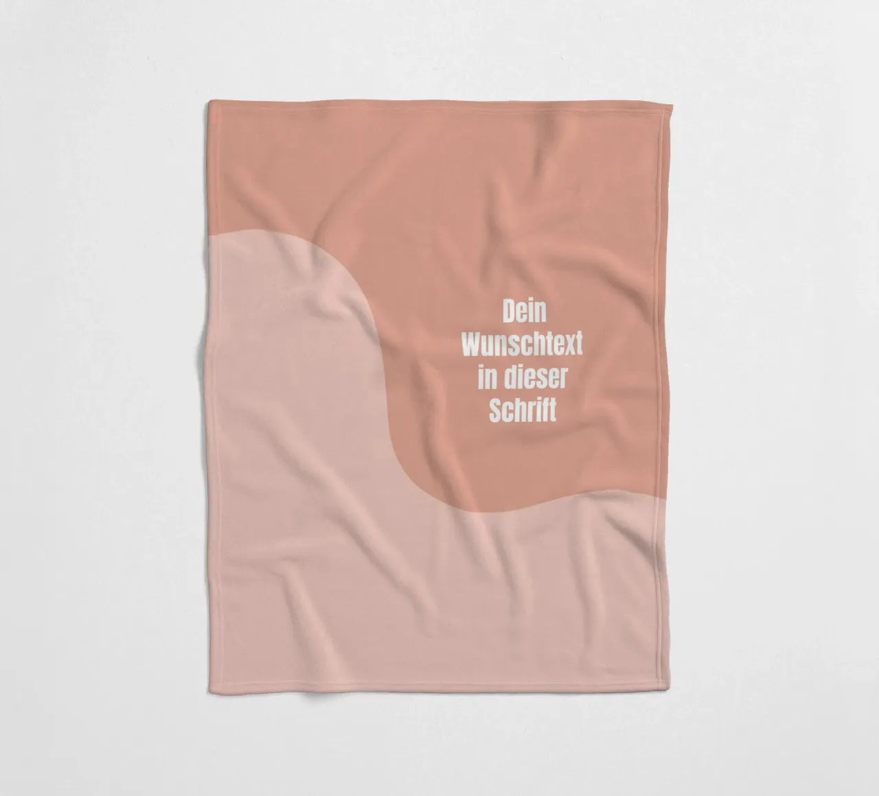 Wunschtext warm retro curve coperta in pile da BAINAI KIDS