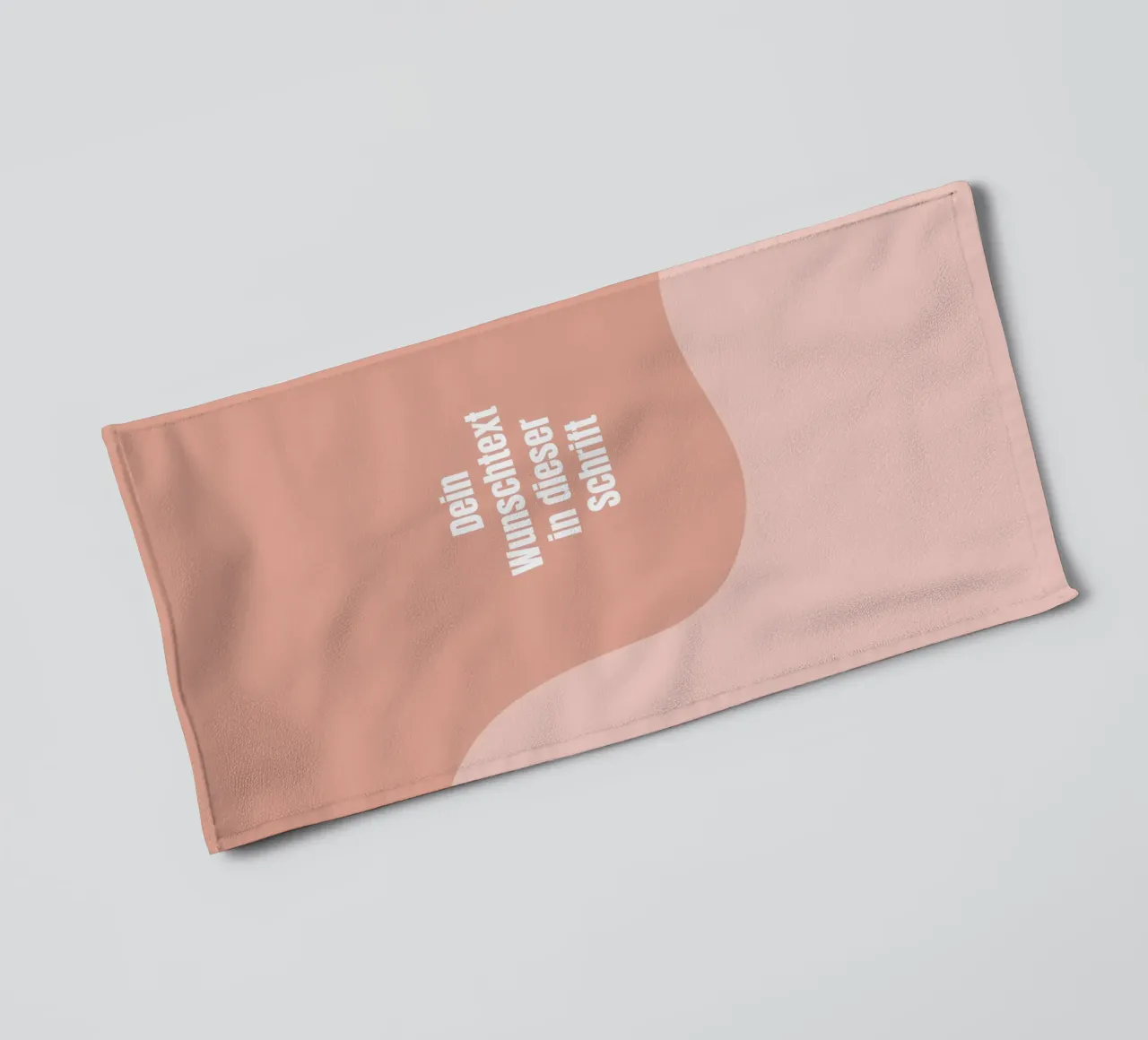 Wunschtext warm retro curve asciugamano da bagno da BAINAI KIDS