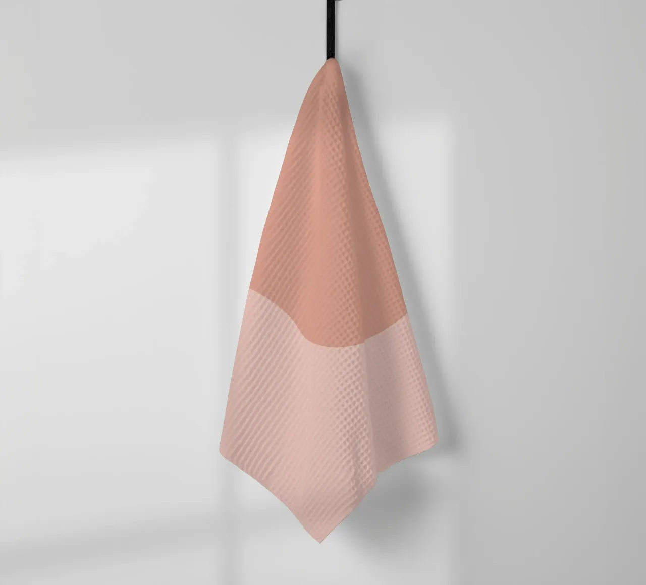 Warm retro curve tea towel by BAINAI KIDS