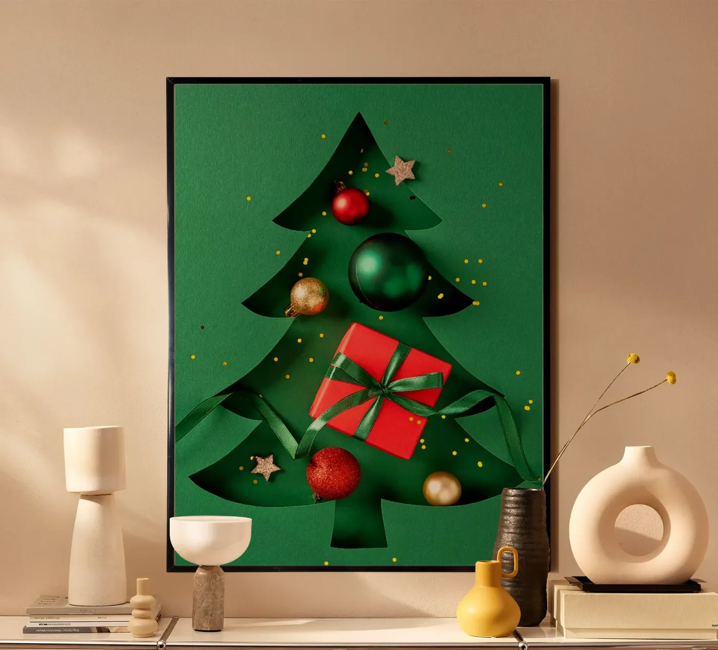 Gioia natalizia poster da Tamsen Art
