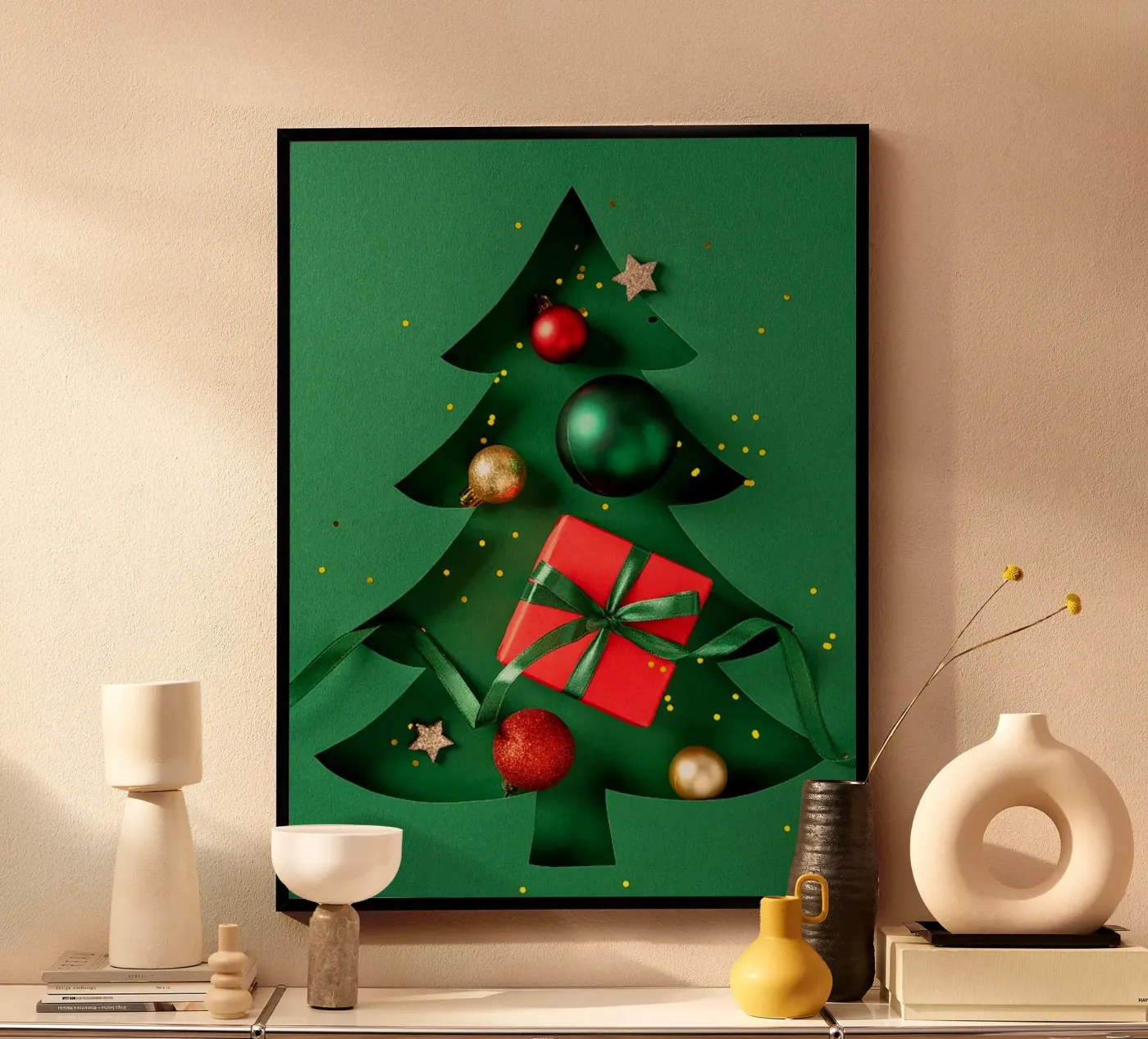 Gioia natalizia poster da Tamsen Art
