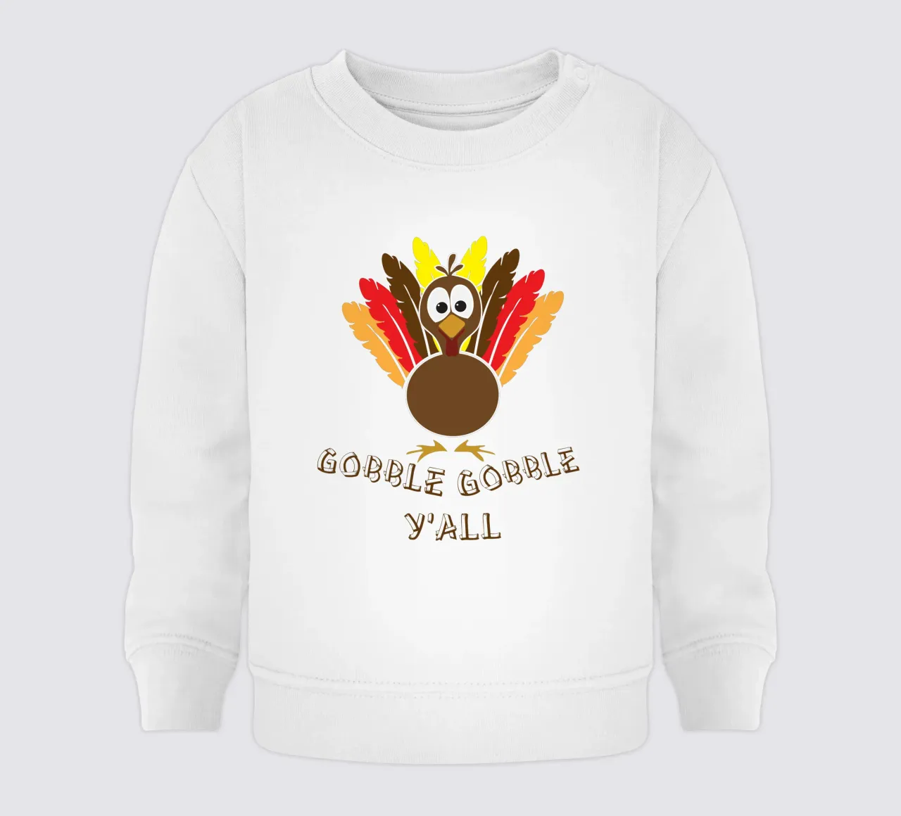 Gobble Gobble Y'all felpa neonato da vickeyroads