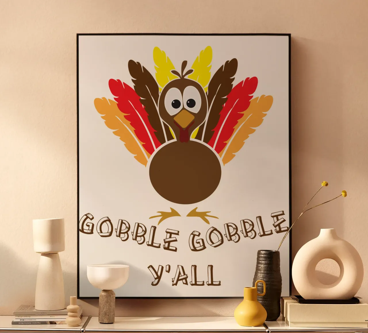 Gobble Gobble Y'all alluminio dibond da vickeyroads