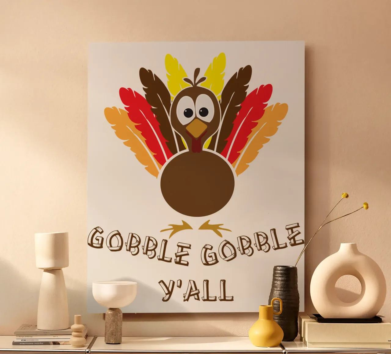 Gobble Gobble Y'all alluminio dibond da vickeyroads