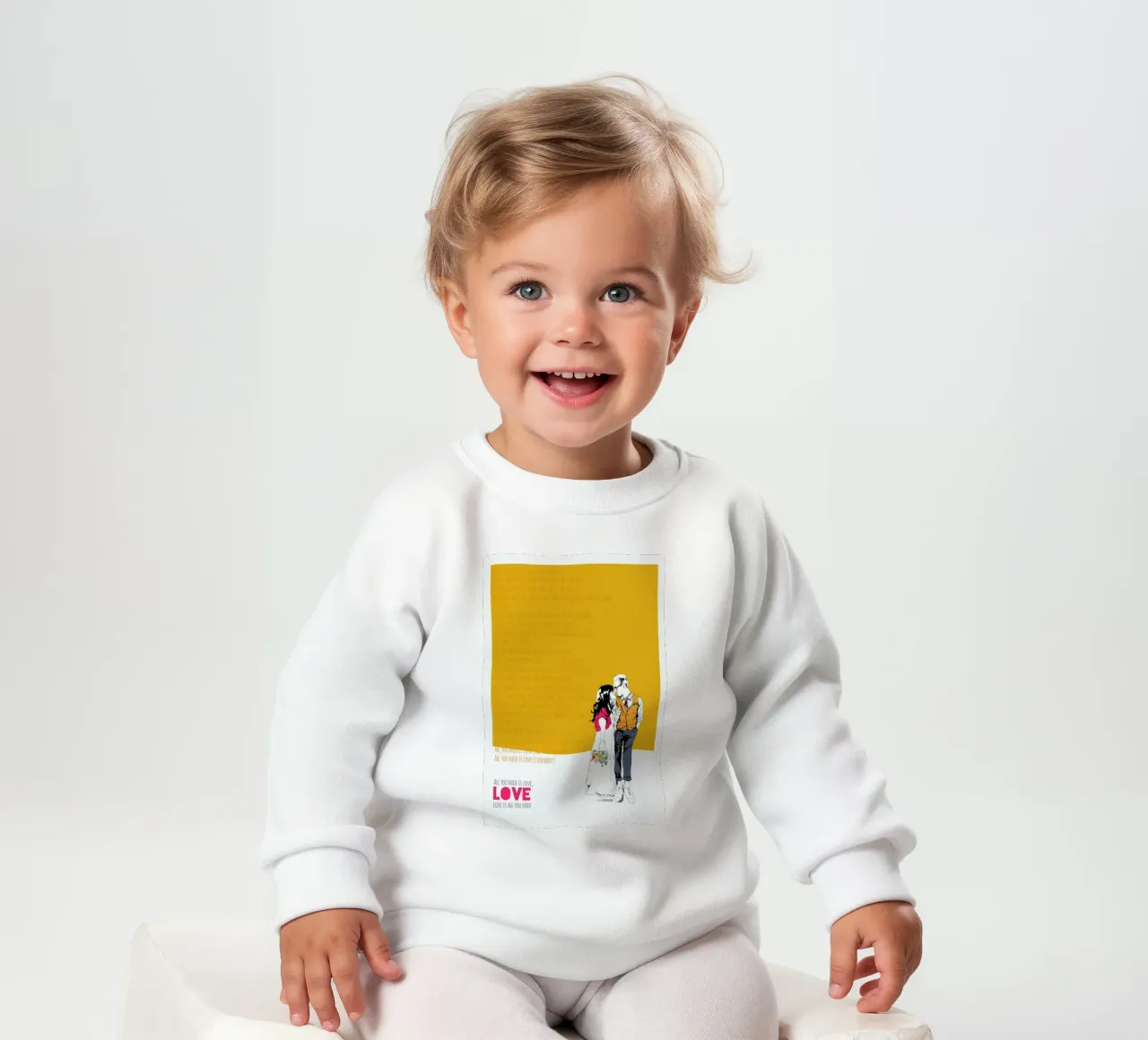 All You Need sudadera de bebé de La Belette Rose