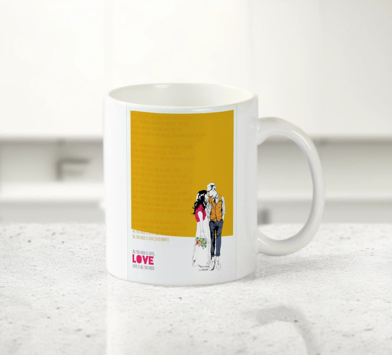 All You Need tazza in ceramica da La Belette Rose