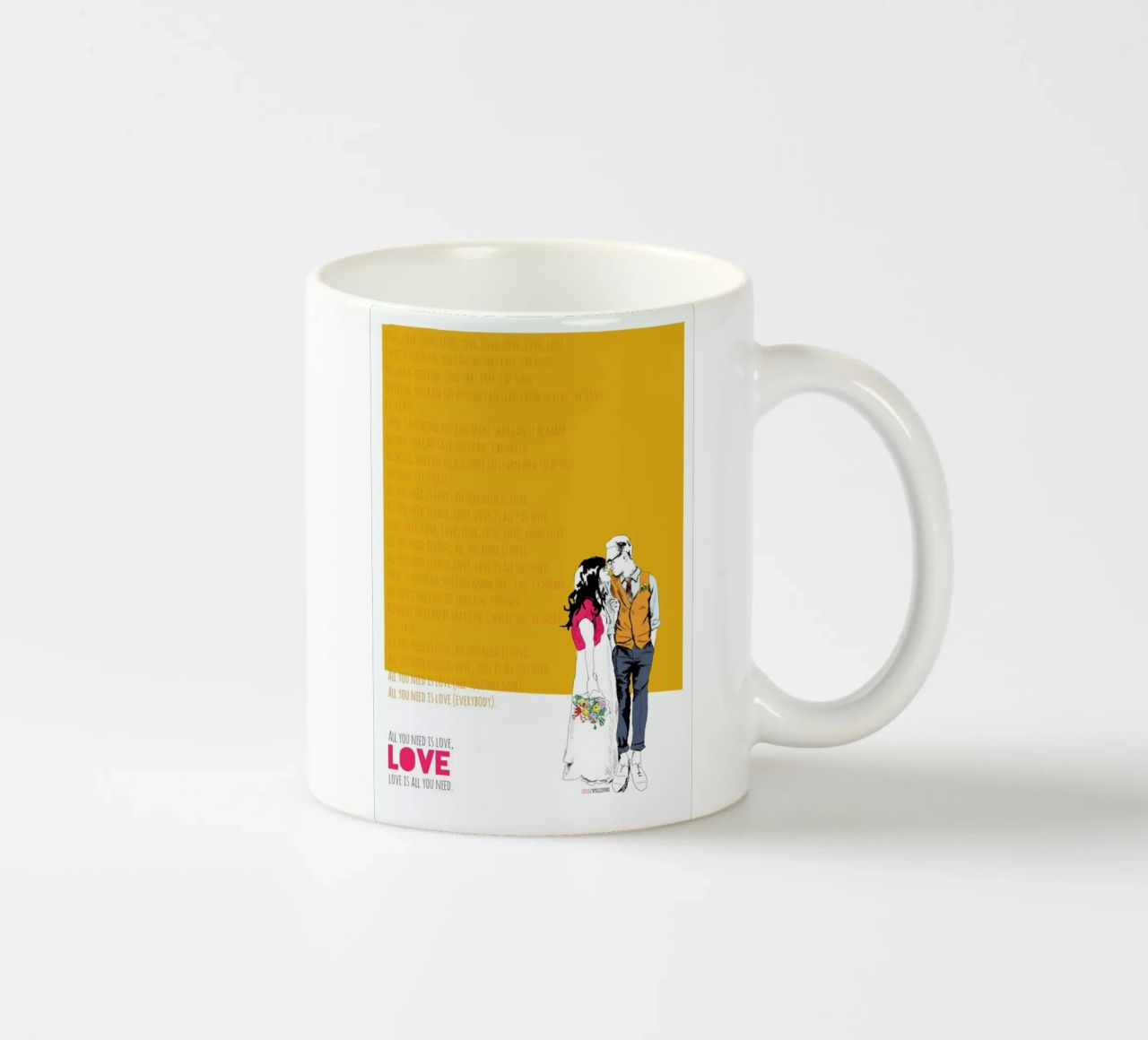 All You Need tazza in ceramica da La Belette Rose