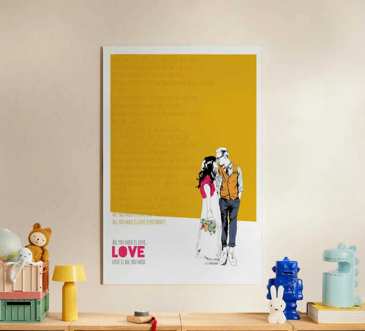 All You Need plexiglass da La Belette Rose