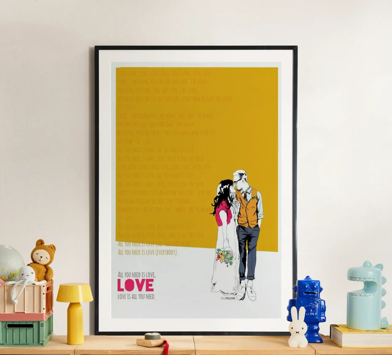 All You Need poster da La Belette Rose