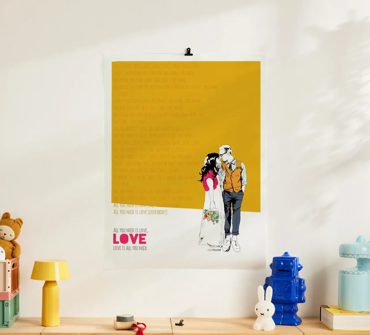 All You Need poster da La Belette Rose