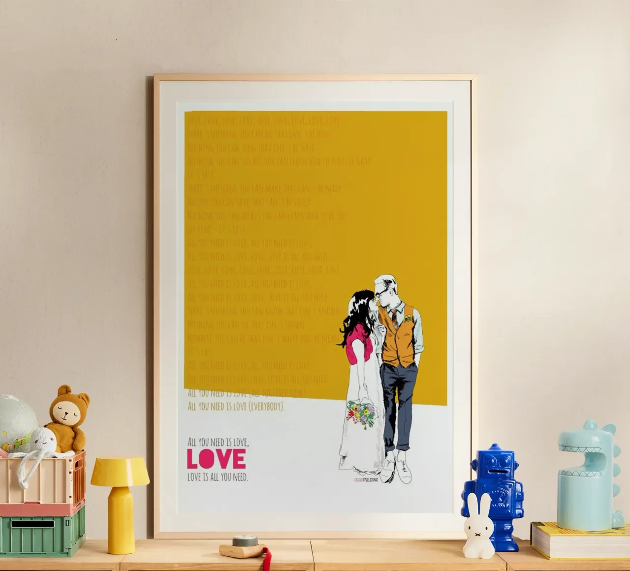 All You Need poster da La Belette Rose